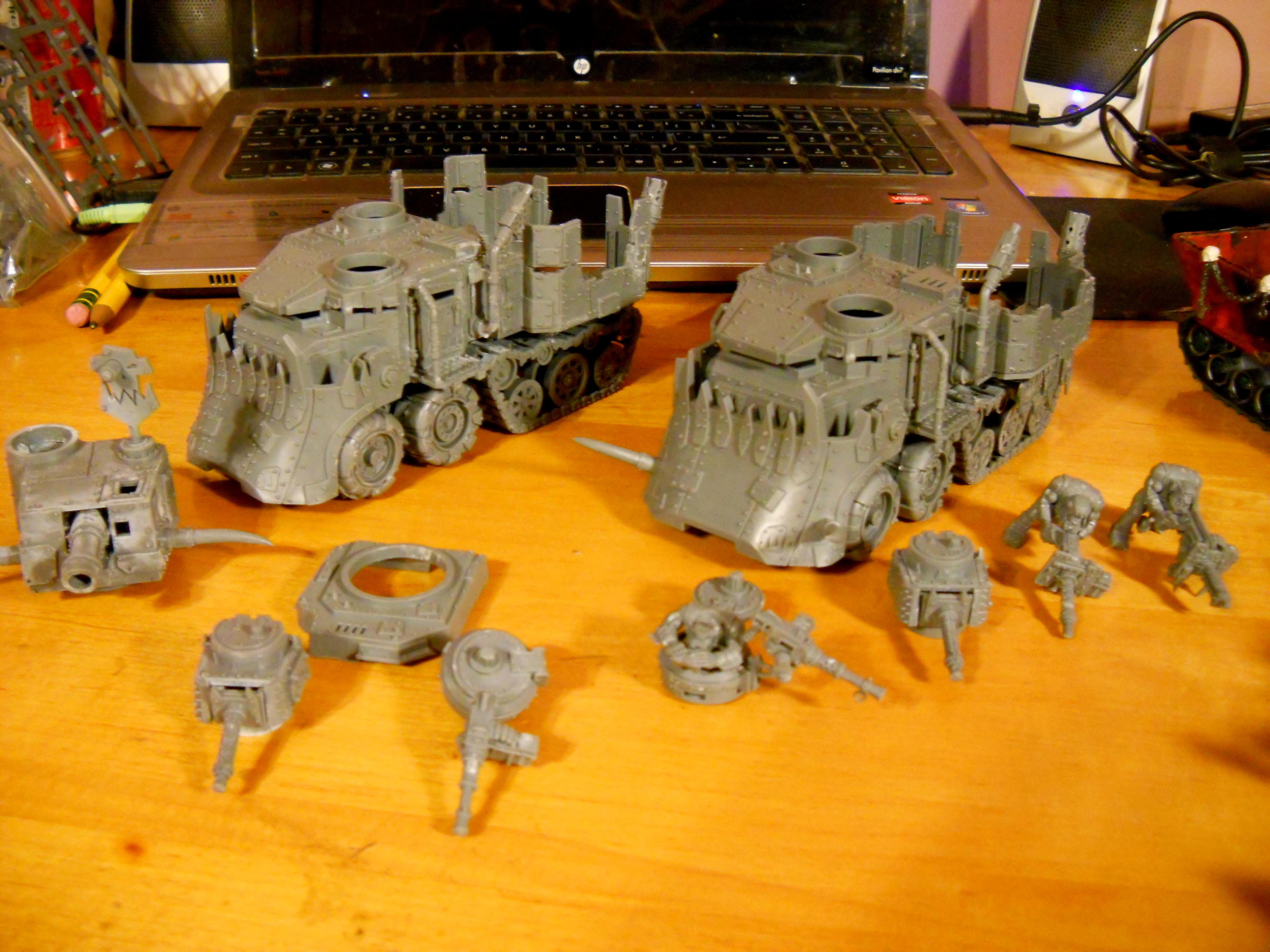 wagons with gunz