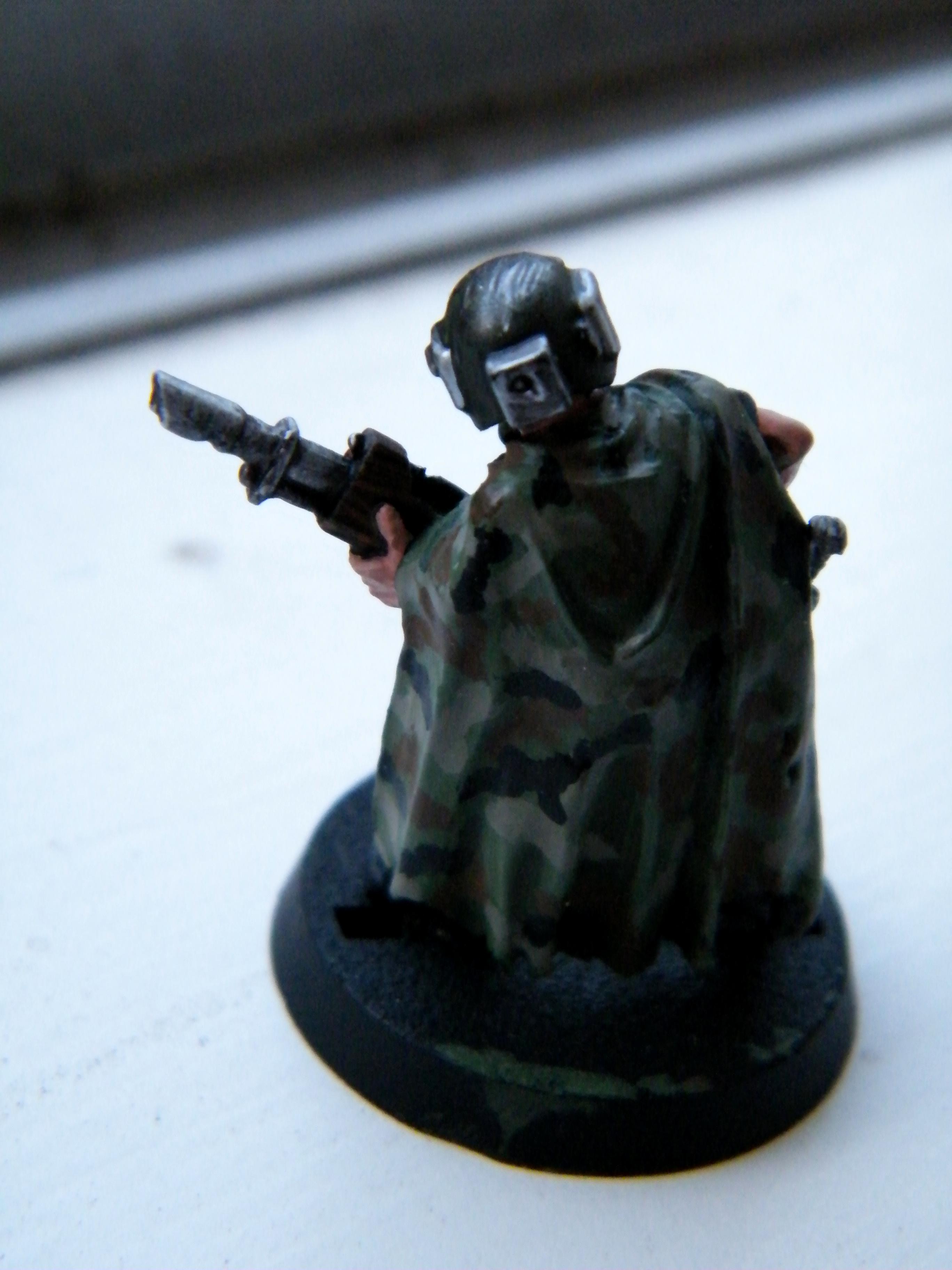 Abnett, Camouflage, Cloak, Conversion, Imperial Guard, Tanith, Warhammer 40,000, Warhammer Fantasy, Work In Progress