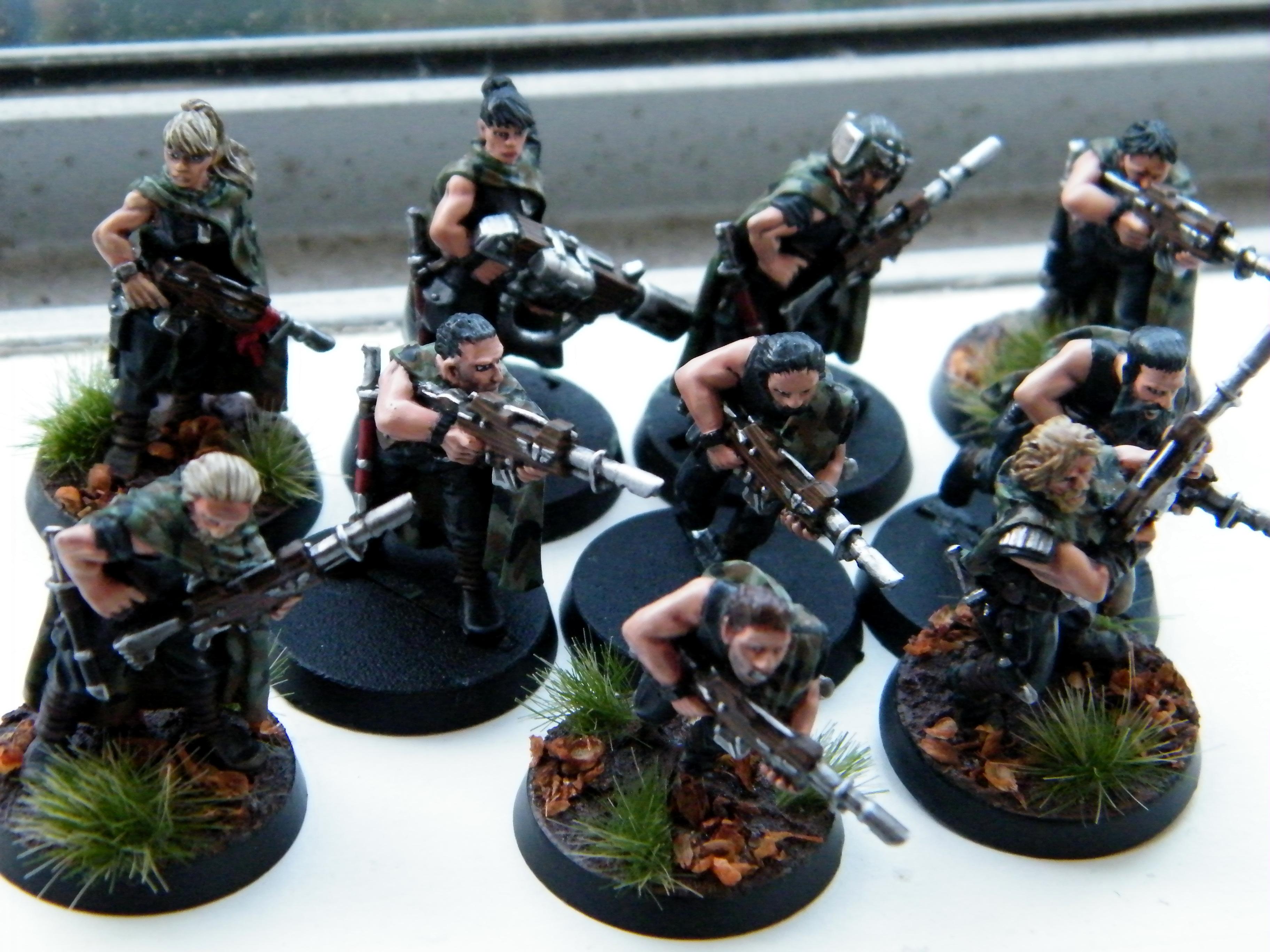 Abnett, Camouflage, Cloak, Conversion, Imperial Guard, Tanith, Warhammer 40,000, Warhammer Fantasy, Work In Progress