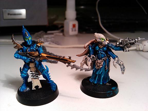 Blue, Dark, Dark Eldar, Eldar, Kabal, Tzeentch