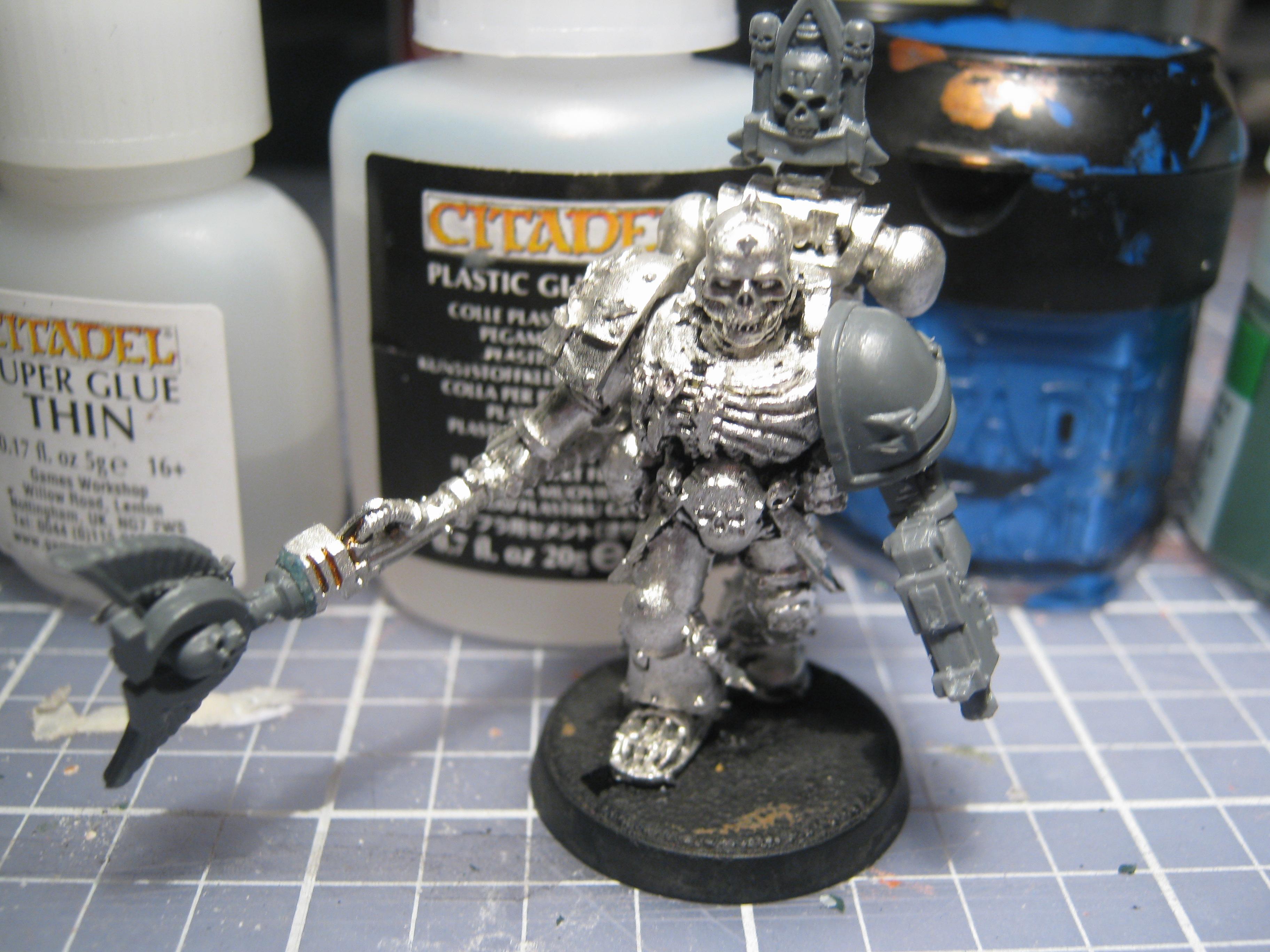 Chaplain, Space Marines, Ultramarines, Warhammer 40,000, Work In Progress