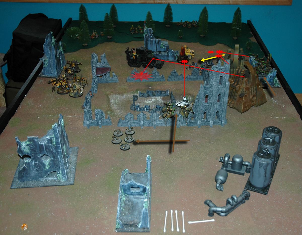Battle Report, Necrons, Orks, Warhammer 40,000