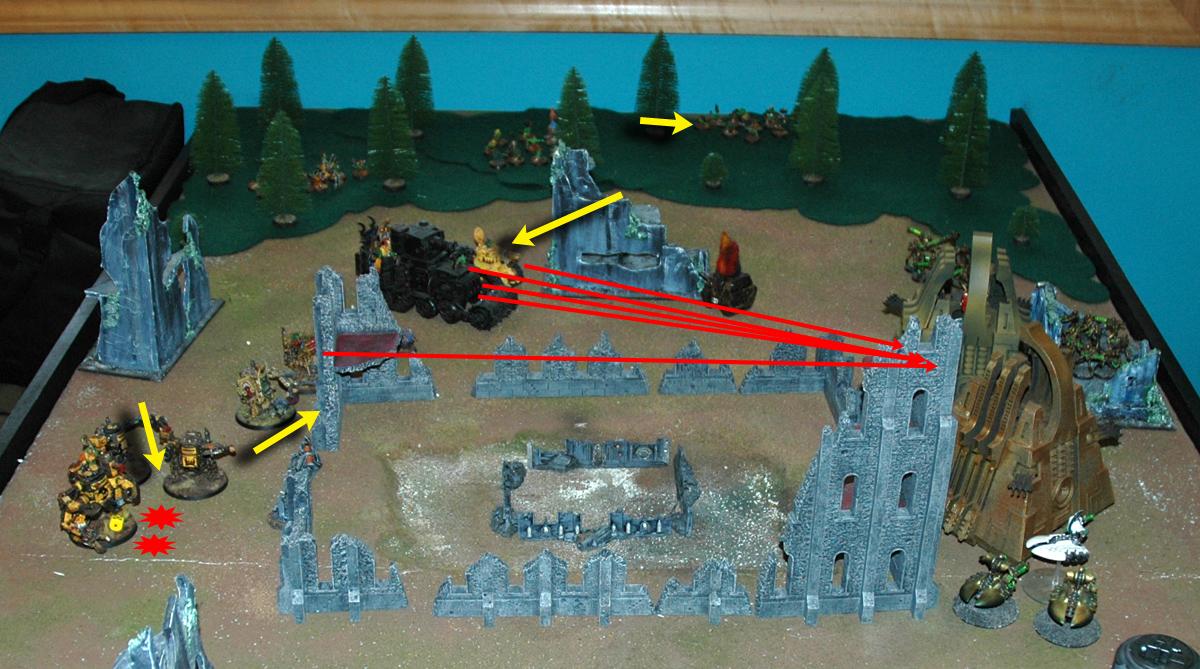 Battle Report, Necrons, Orks, Warhammer 40,000
