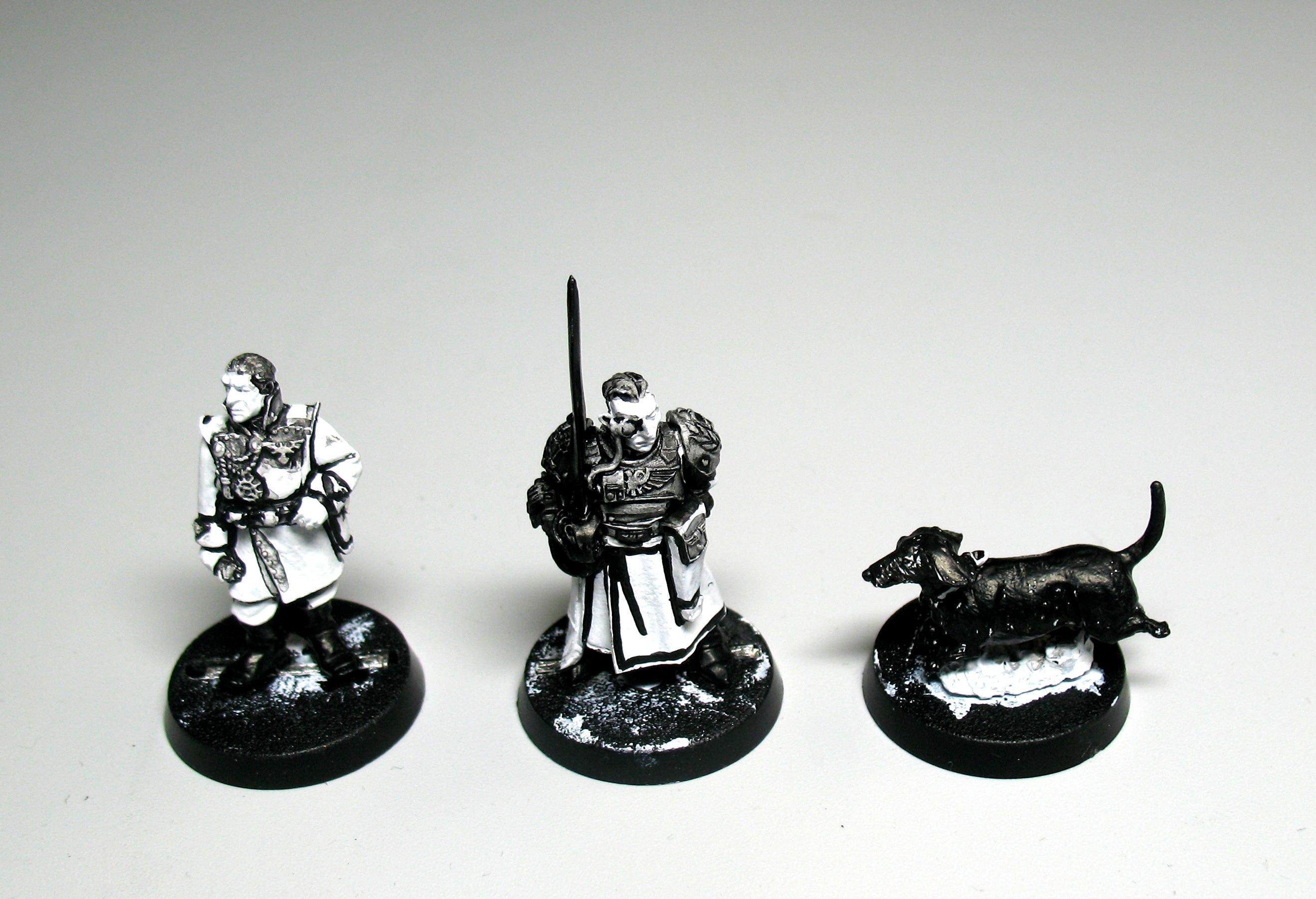 Cadians, Command Squad, Company Commander, Games Workshop, Imperial Guard, Officer Of The Fleet, Warhammer 40,000, Work In Progress
