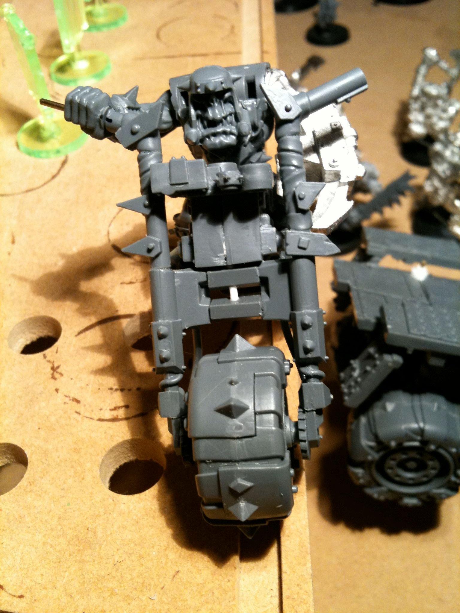 Da Dark Angelz, Nob, Orks, Warbiker