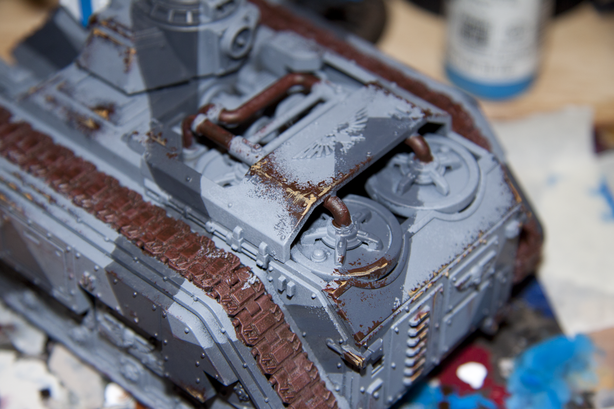 Hellhound, Imperial Guard, Weathering Steps