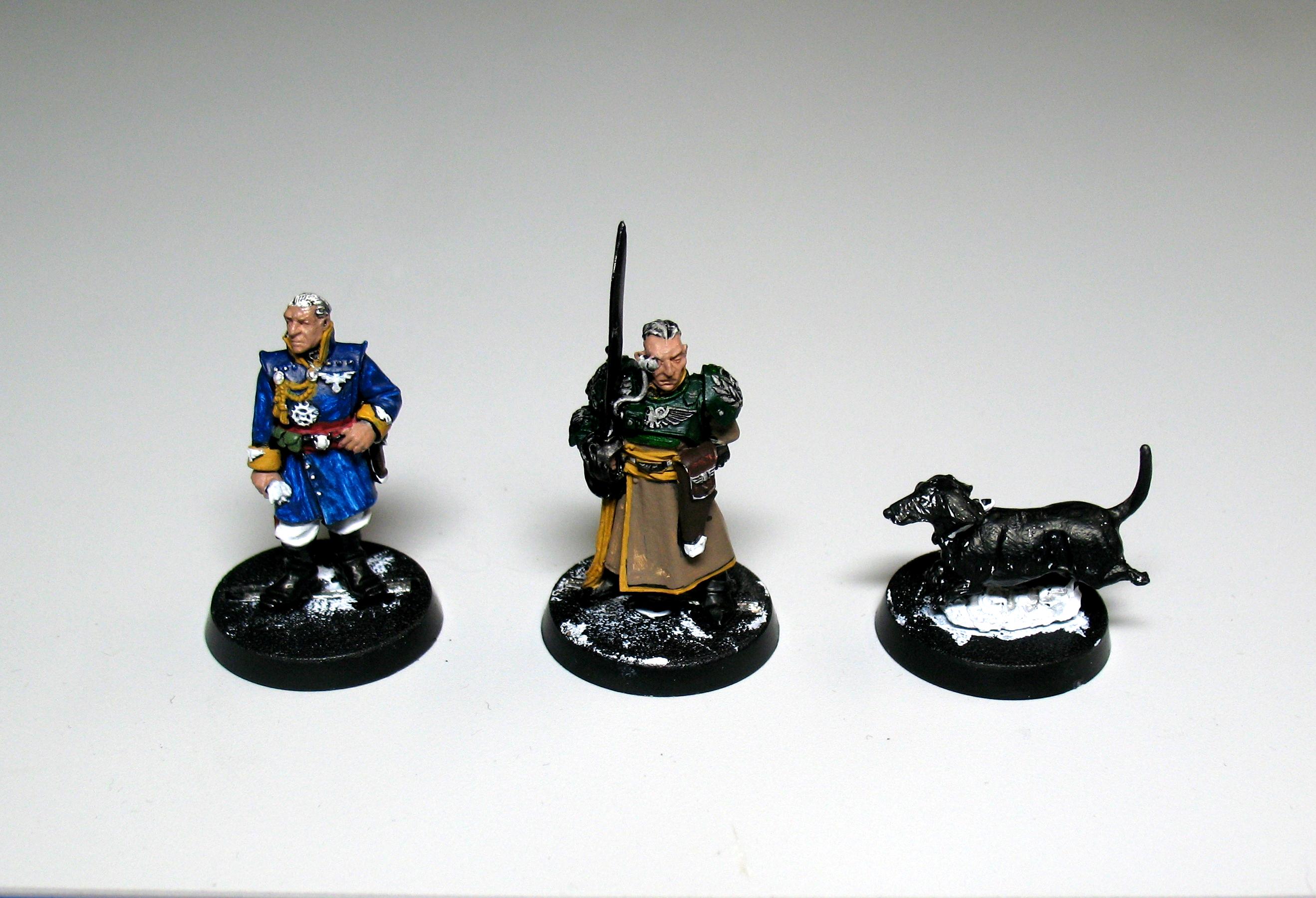 Cadians, Command Squad, Company Commander, Games Workshop, Imperial Guard, Officer Of The Fleet, Warhammer 40,000, Work In Progress