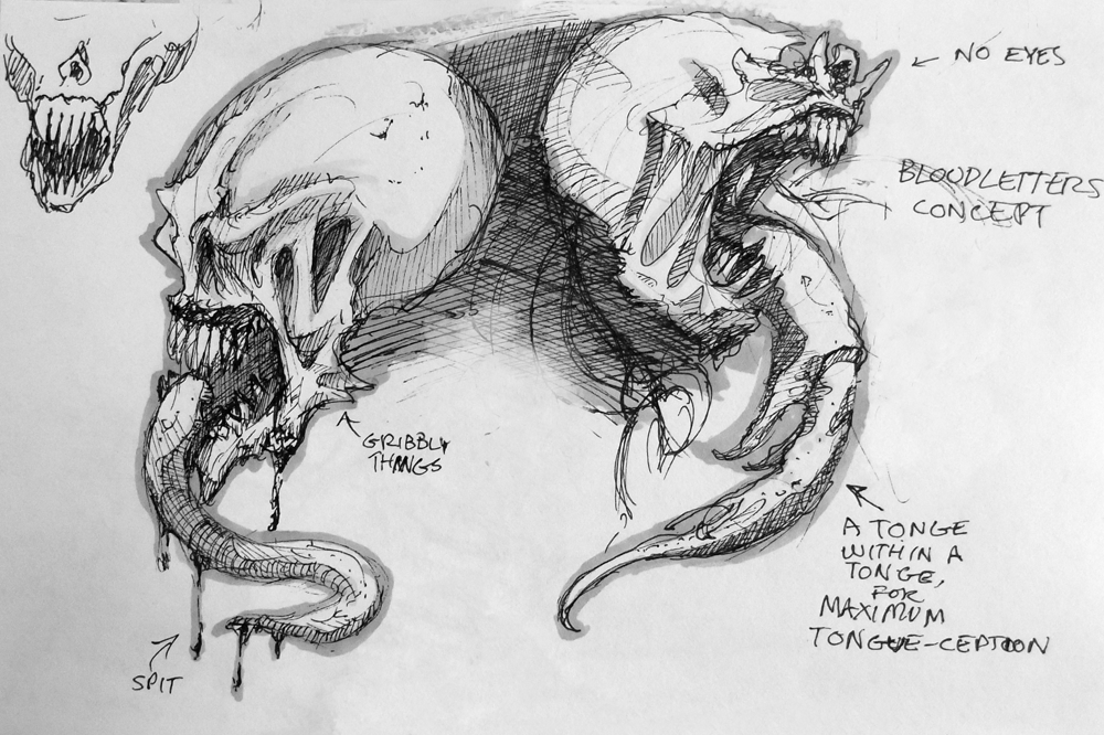 Bloodletters Head Concept