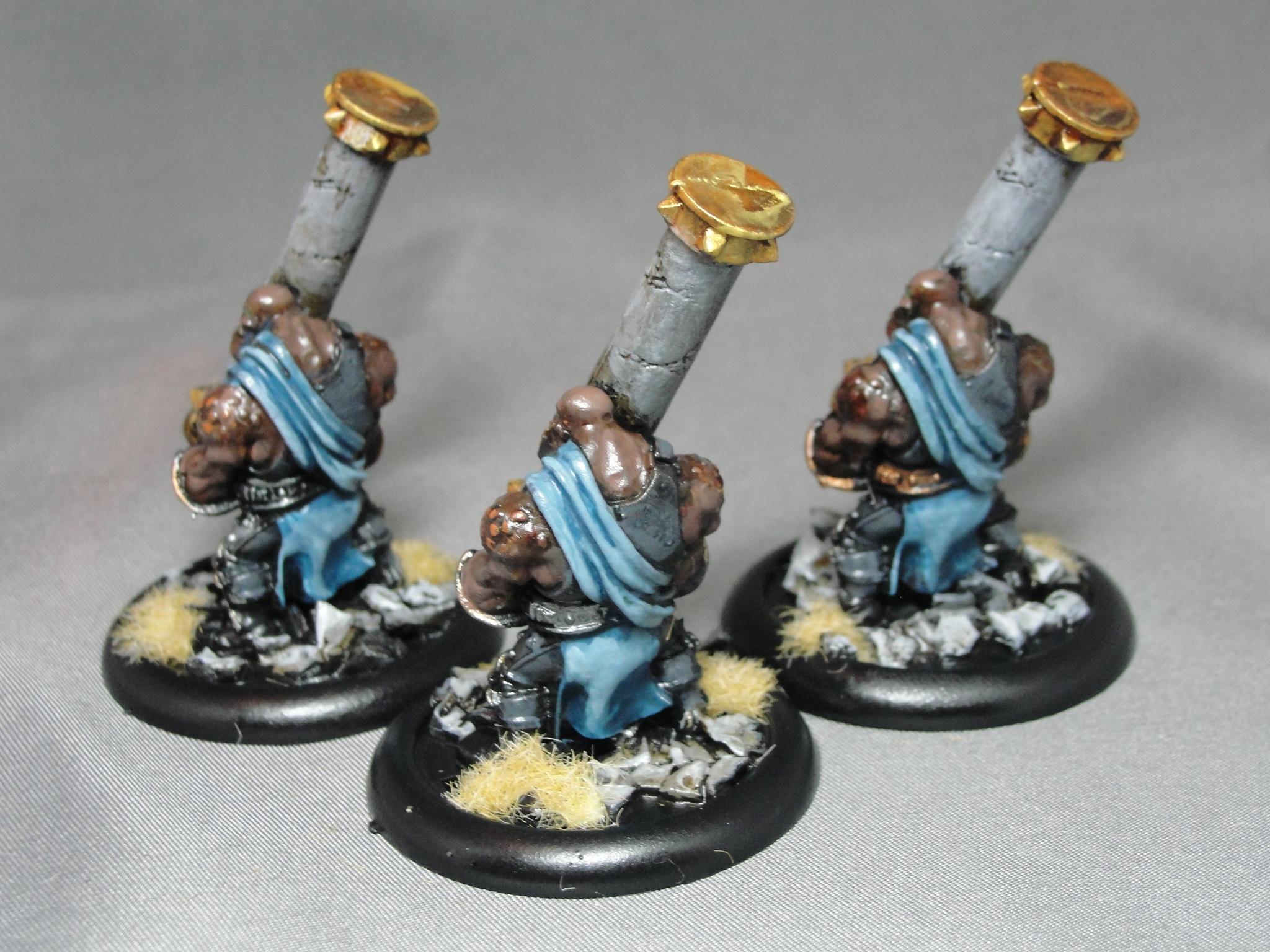 Hordes, Trollbloods, Kriel Warriors, Caber Tosser Weapon Attachment