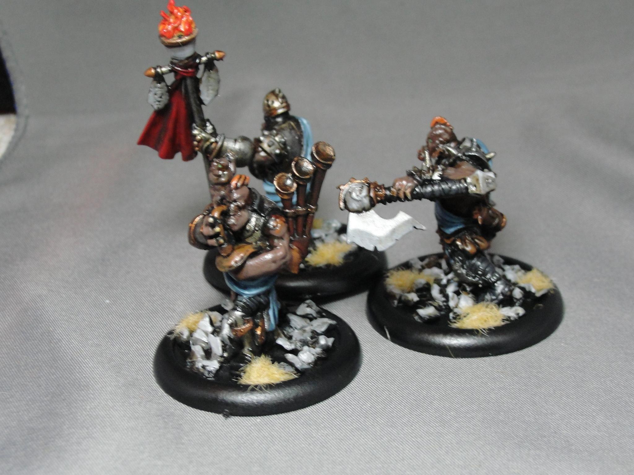 Hordes, Trollbloods, Kriel Warriors, Caber Tosser Weapon Attachment