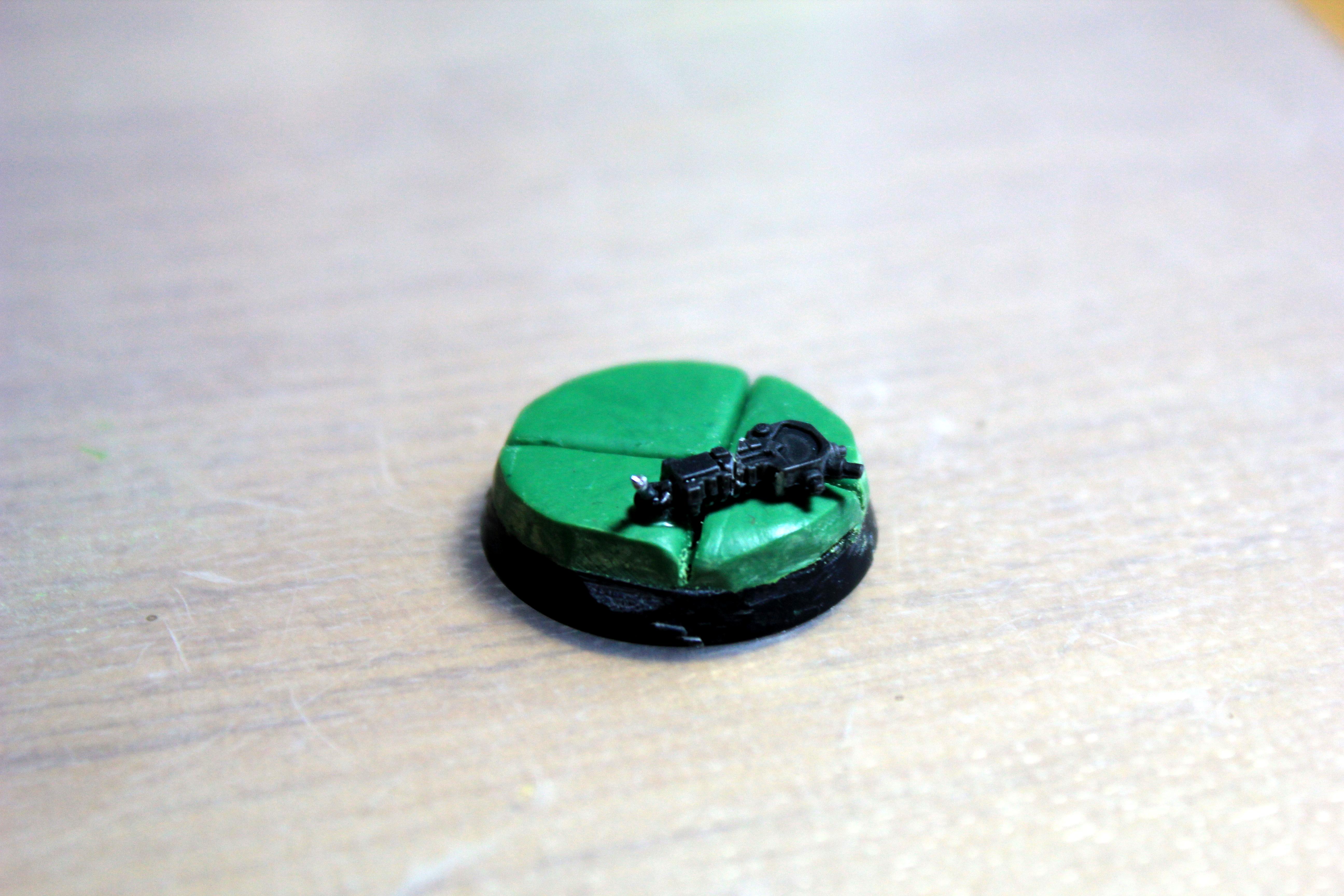 Auspex Scanner, Base, Iron Hands, Space Marines, Warhammer 40,000, Work In Progress