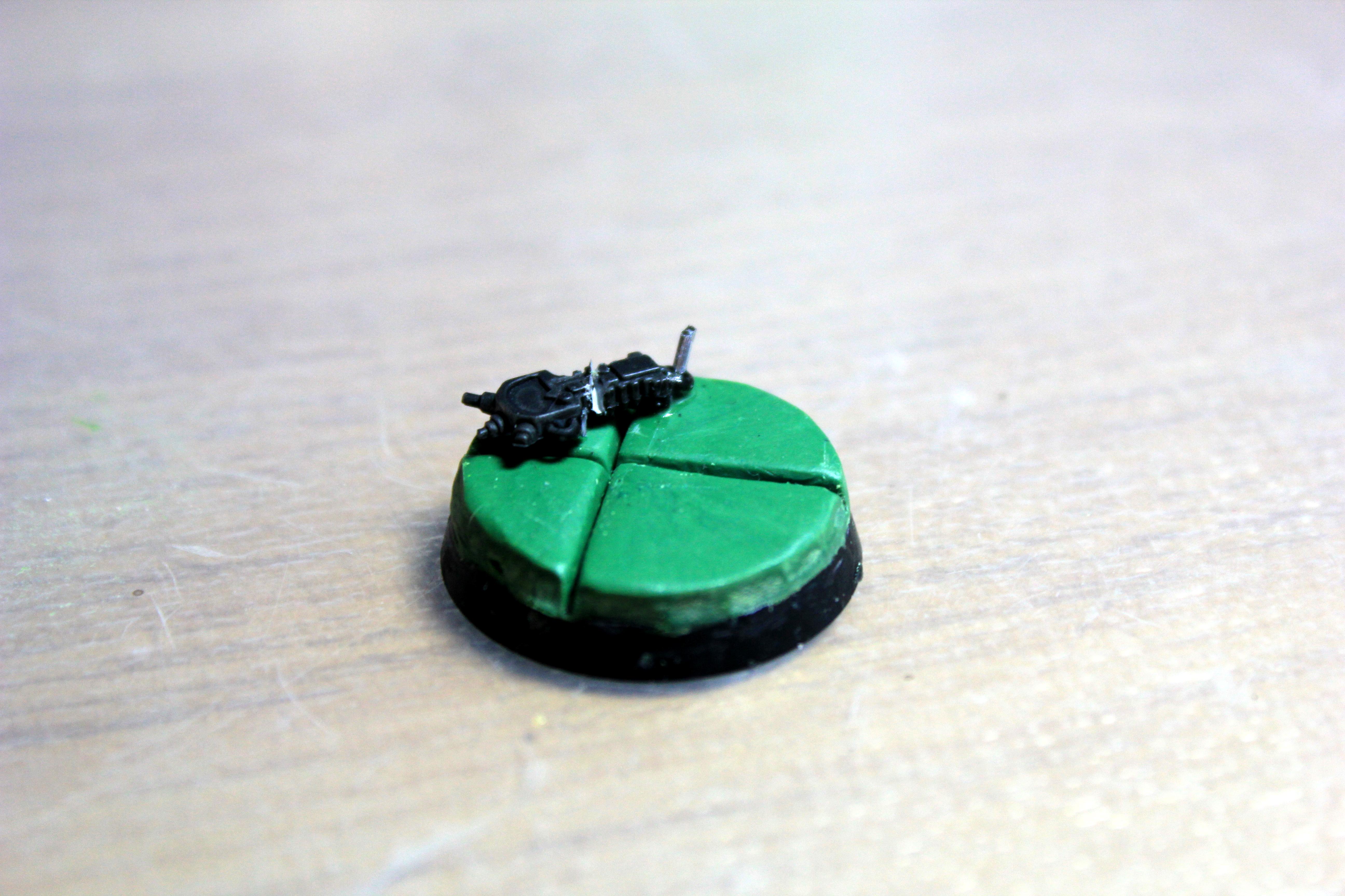 Auspex Scanner, Base, Iron Hands, Space Marines, Warhammer 40,000, Work In Progress