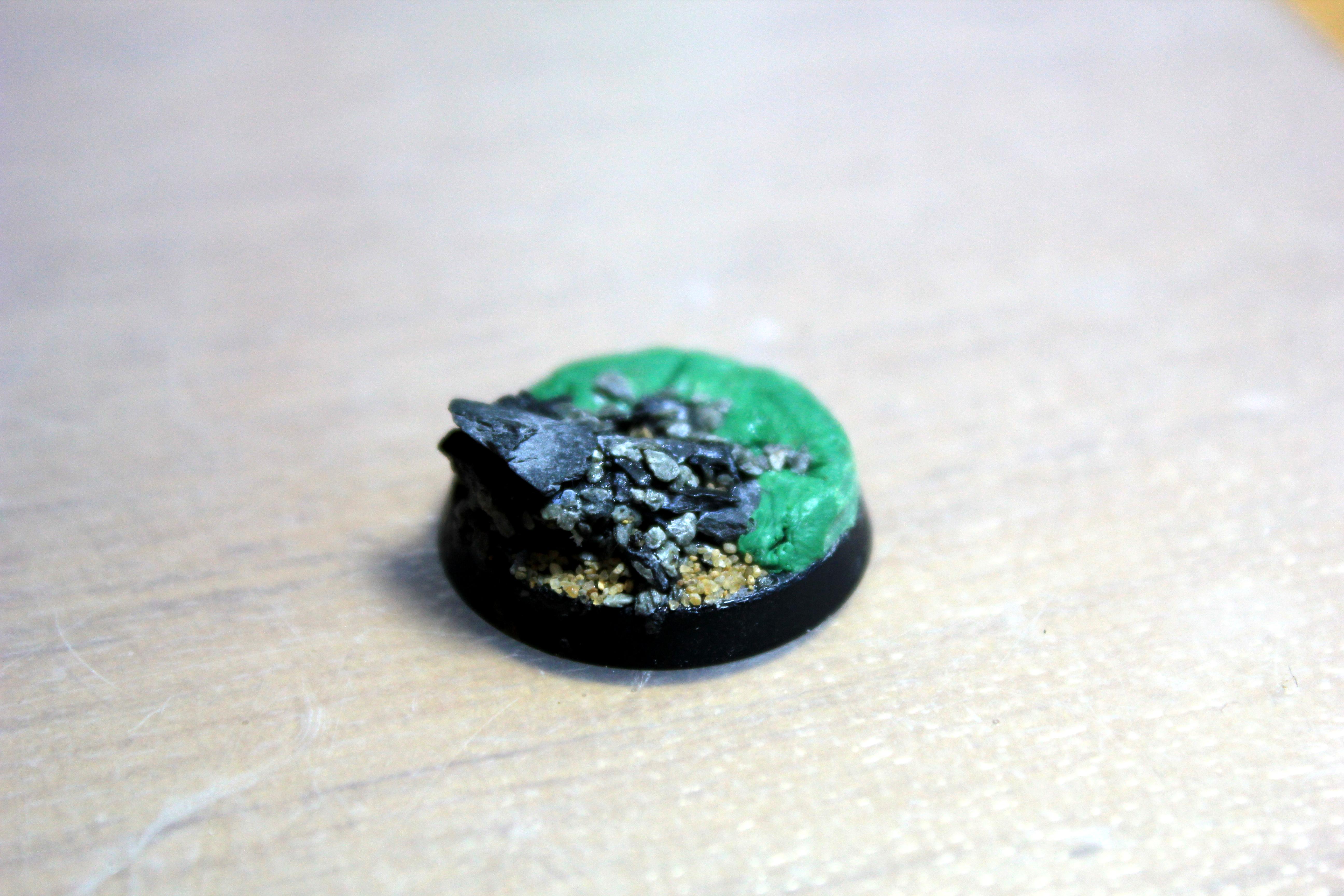 Base, Iron Hands, Outcrop, Rocks, Space Marines, Warhammer 40,000, Work In Progress