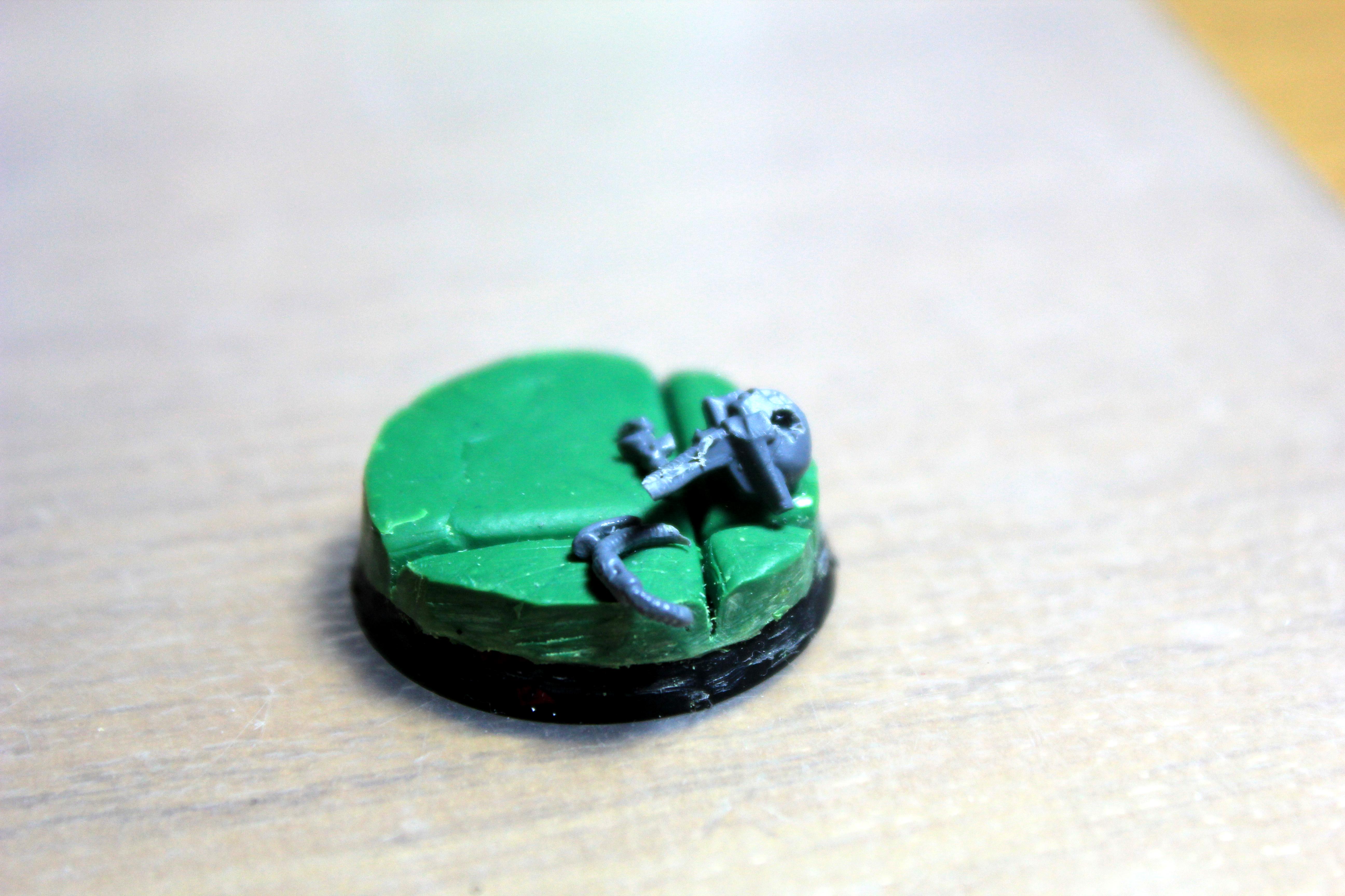 Base, Iron Hands, Servo-skull, Space Marines, Warhammer 40,000, Work In Progress