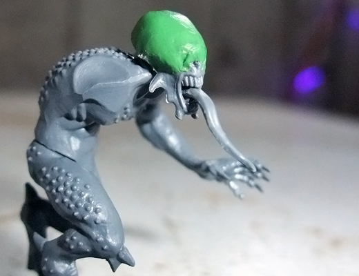 Gave this guy a buzzcut and a green hat