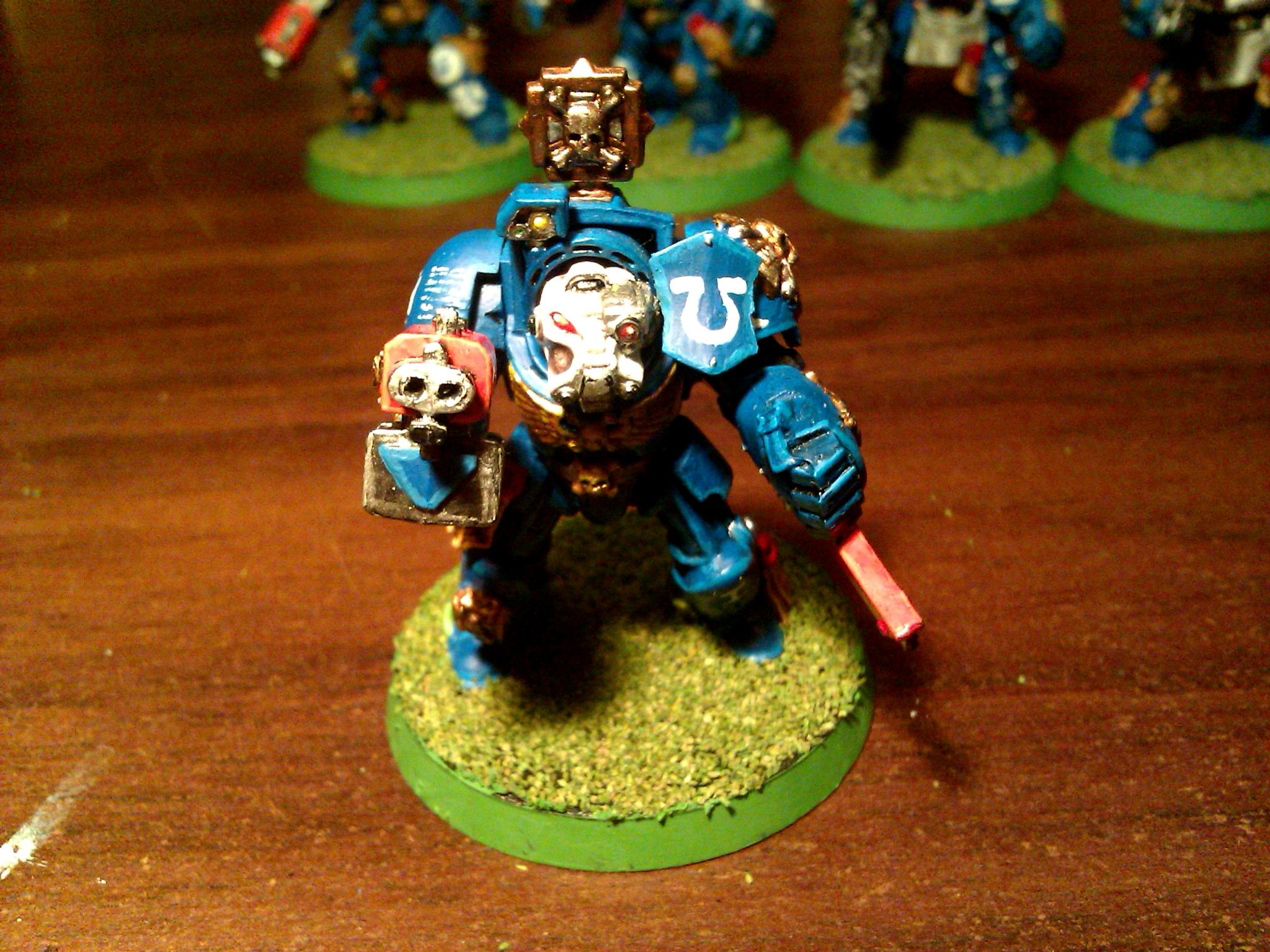 Chain-fist, Freehand, Storm-bolter, Terminator Armor