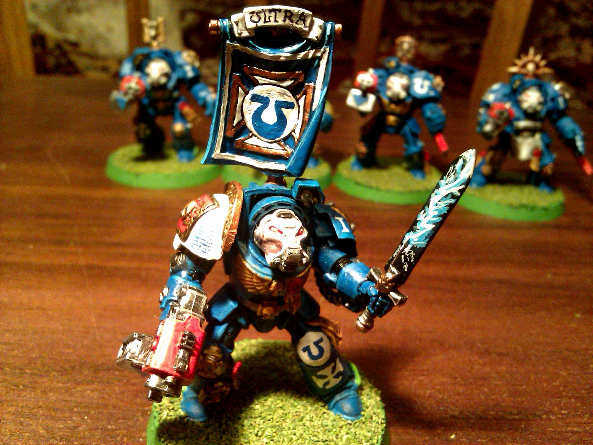Power Sword, Storm-bolter, Terminator Armor