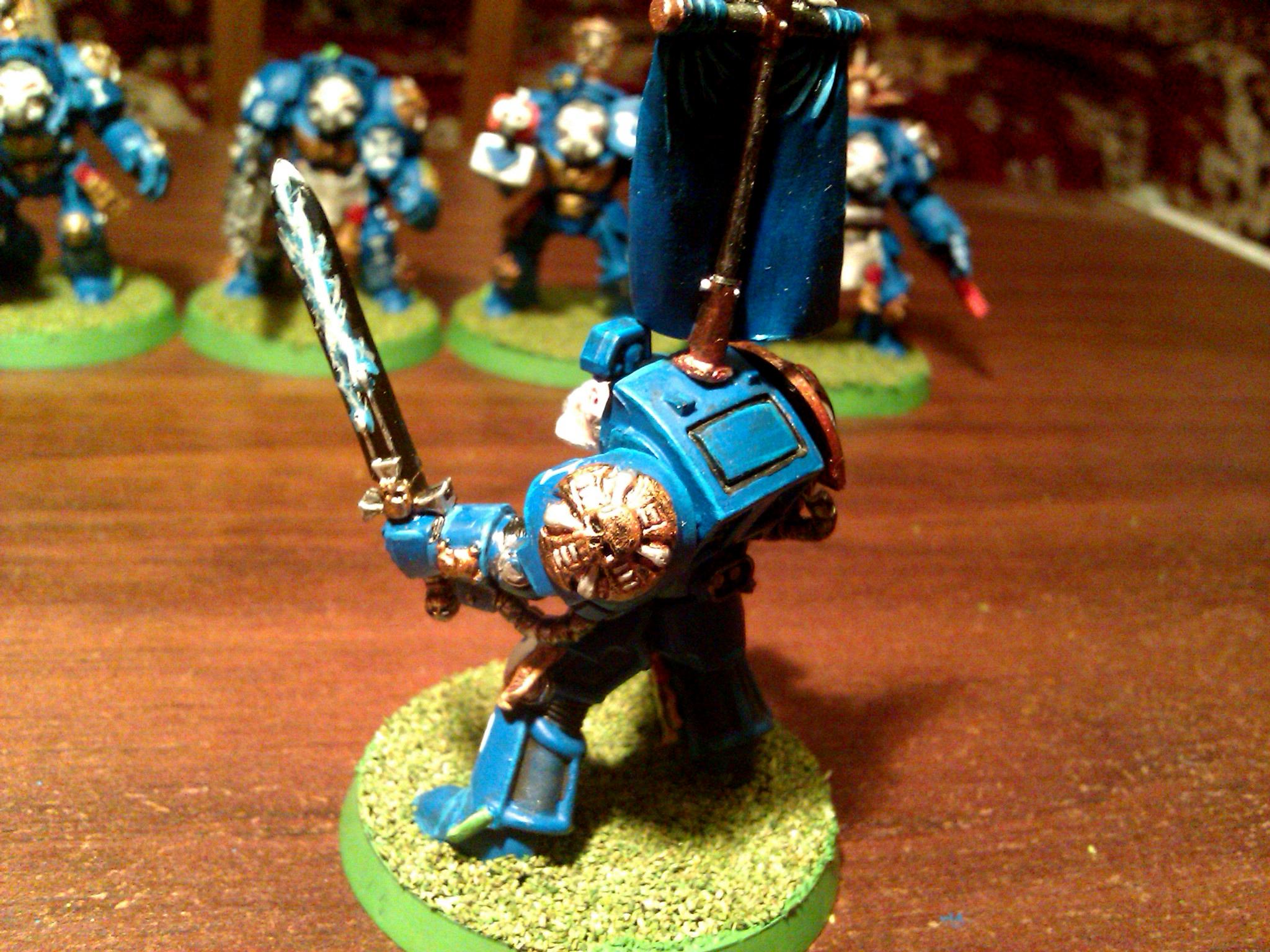 Power Sword, Storm-bolter, Terminator Armor