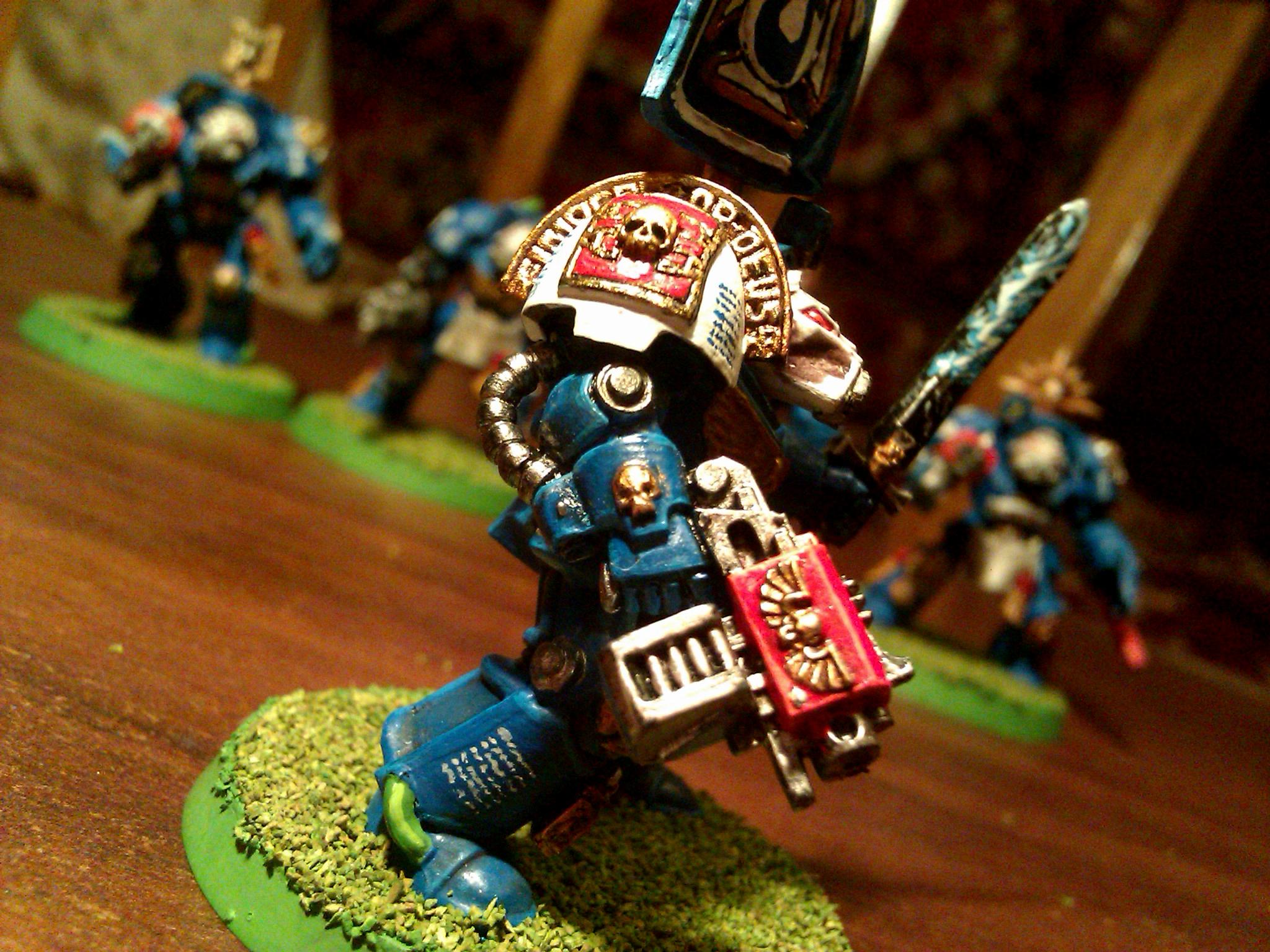 Power Sword, Storm-bolter, Terminator Armor