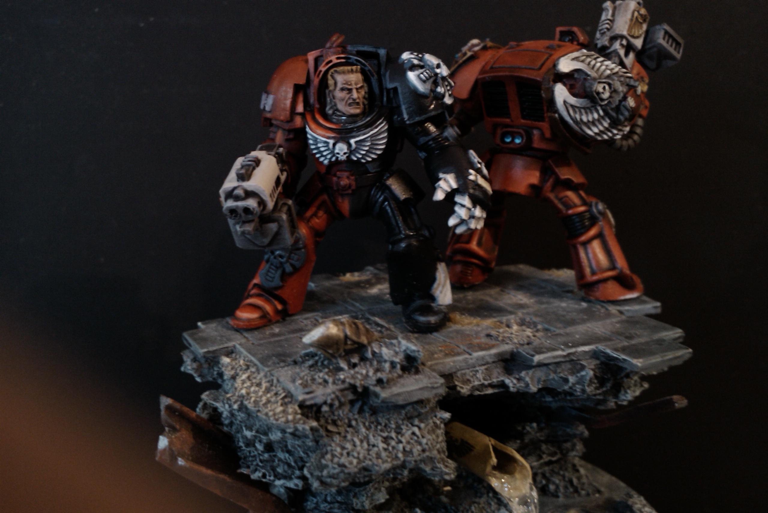 Diorama, Space Marines, Terminator Armor