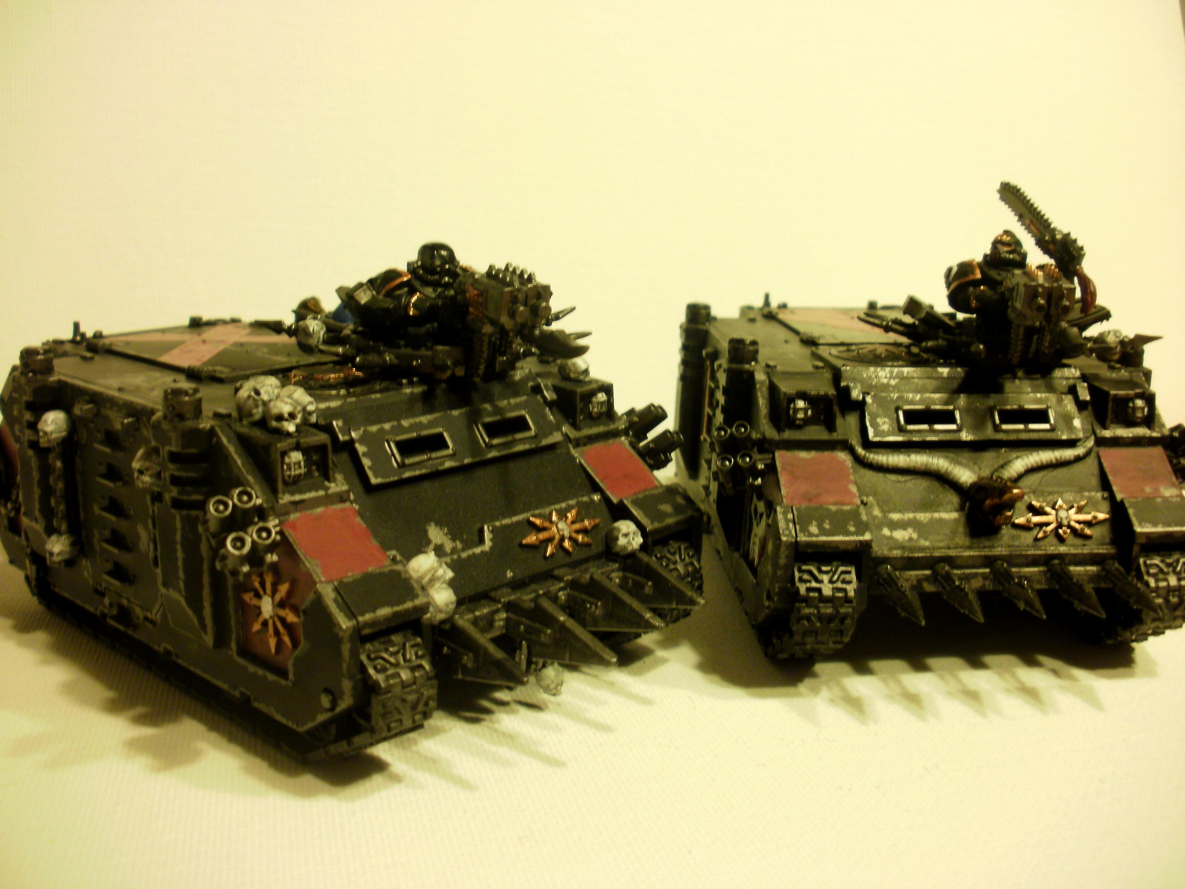 Black Legion, Chaos, Chaos Space Marines, Rhino