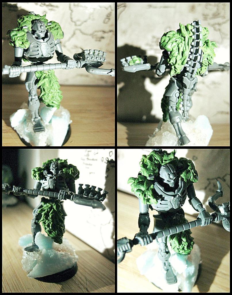 Third Triarch Praetorian. Might have to lean his torso forward more, I think it sunk backwards overnight. 