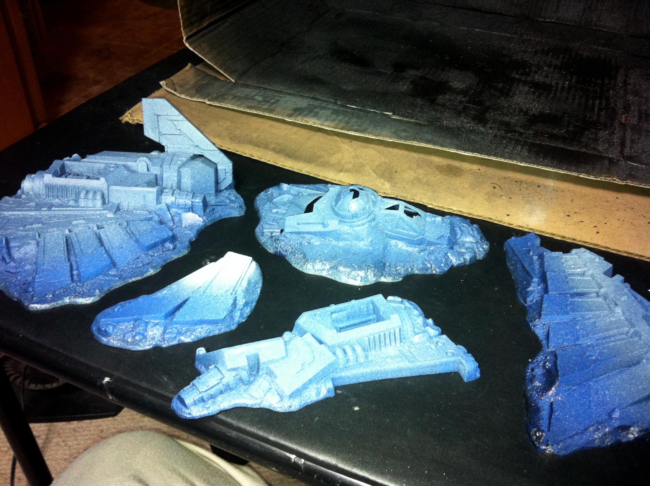 Aquila, Terrain, Work In Progress, Wreck
