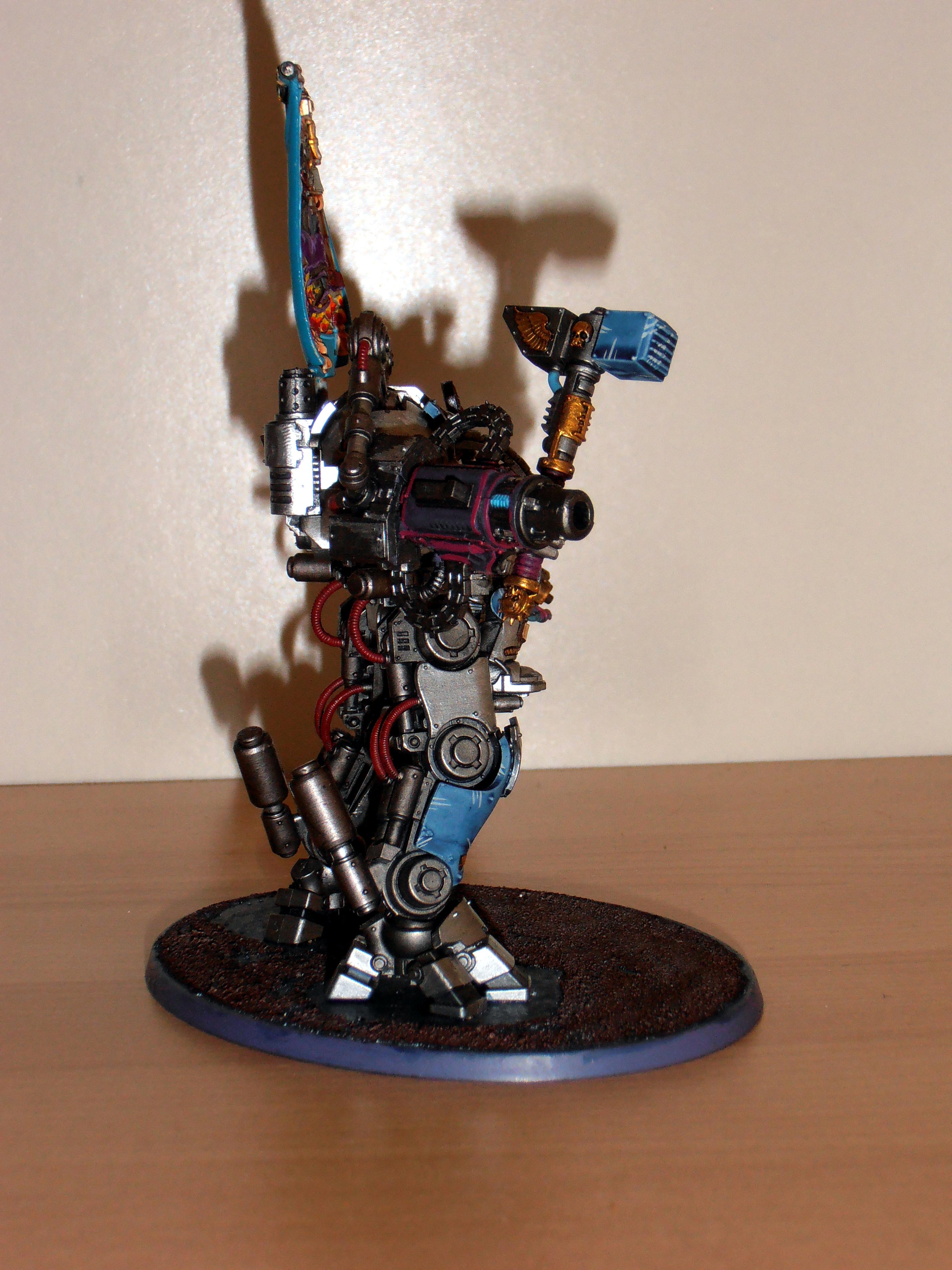 Banner, Dread Knight, Dreadknight, Dreadnought, Grey, Grey Knight Dreadknight, Knights, Monsterous Creature, Silver