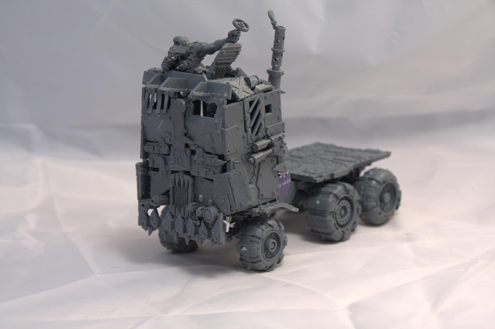 Conversion, Optimus Prime, Orks, Orktimus Prime, Scratch Build, Trukk, Warhammer 40,000, Work In Progress