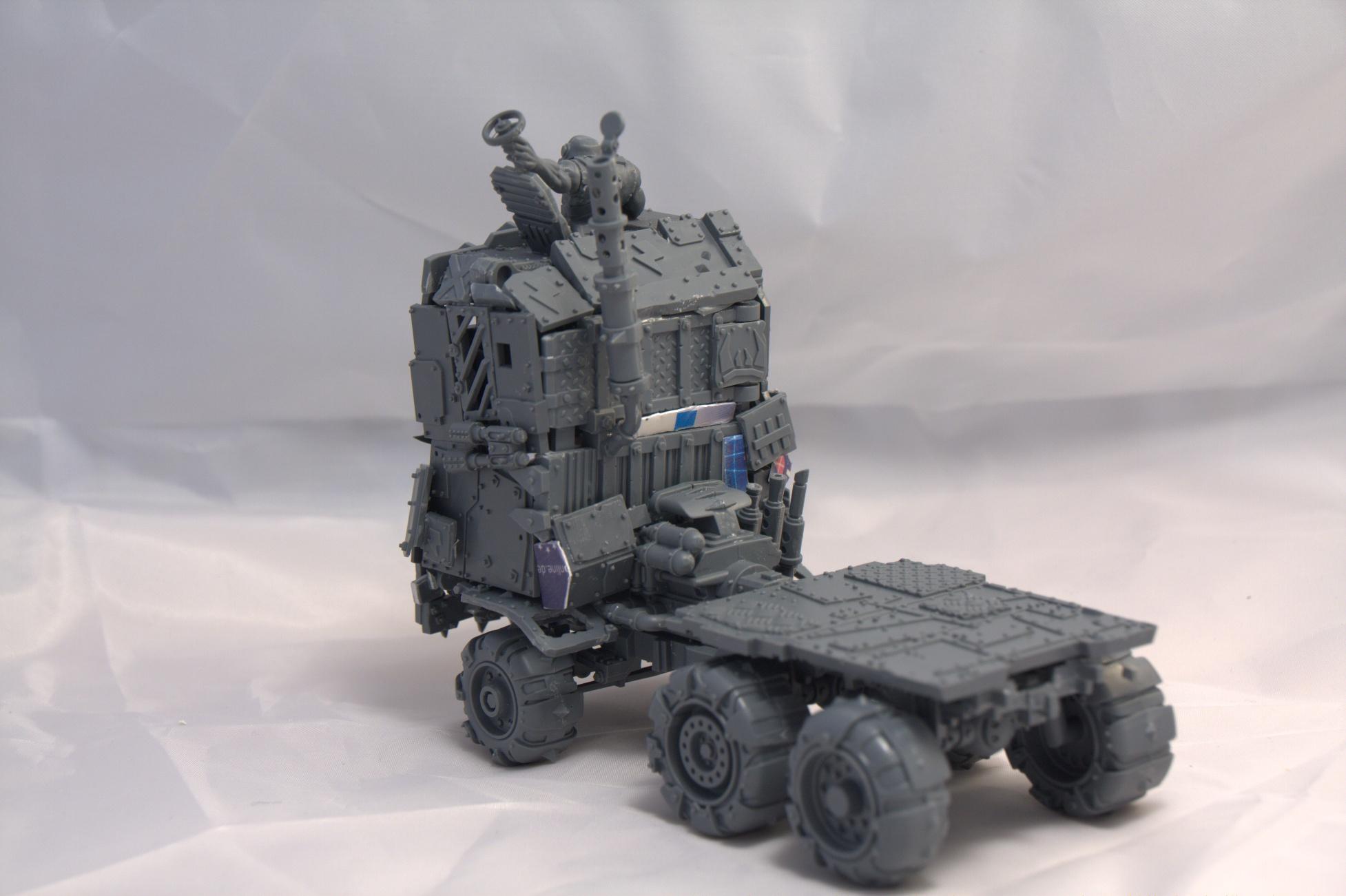 Conversion, Orks, Scratch Build, Trukk, Warhammer 40,000, Work In Progress