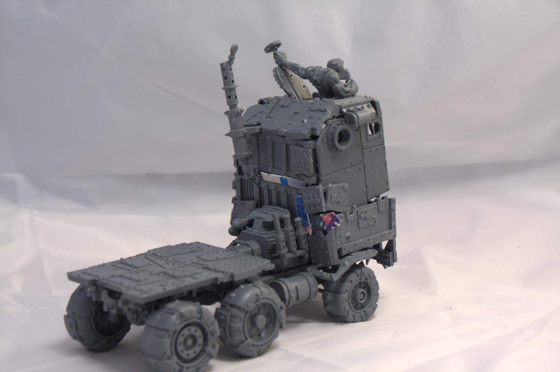 Conversion, Orks, Scratch Build, Trukk, Warhammer 40,000, Work In Progress