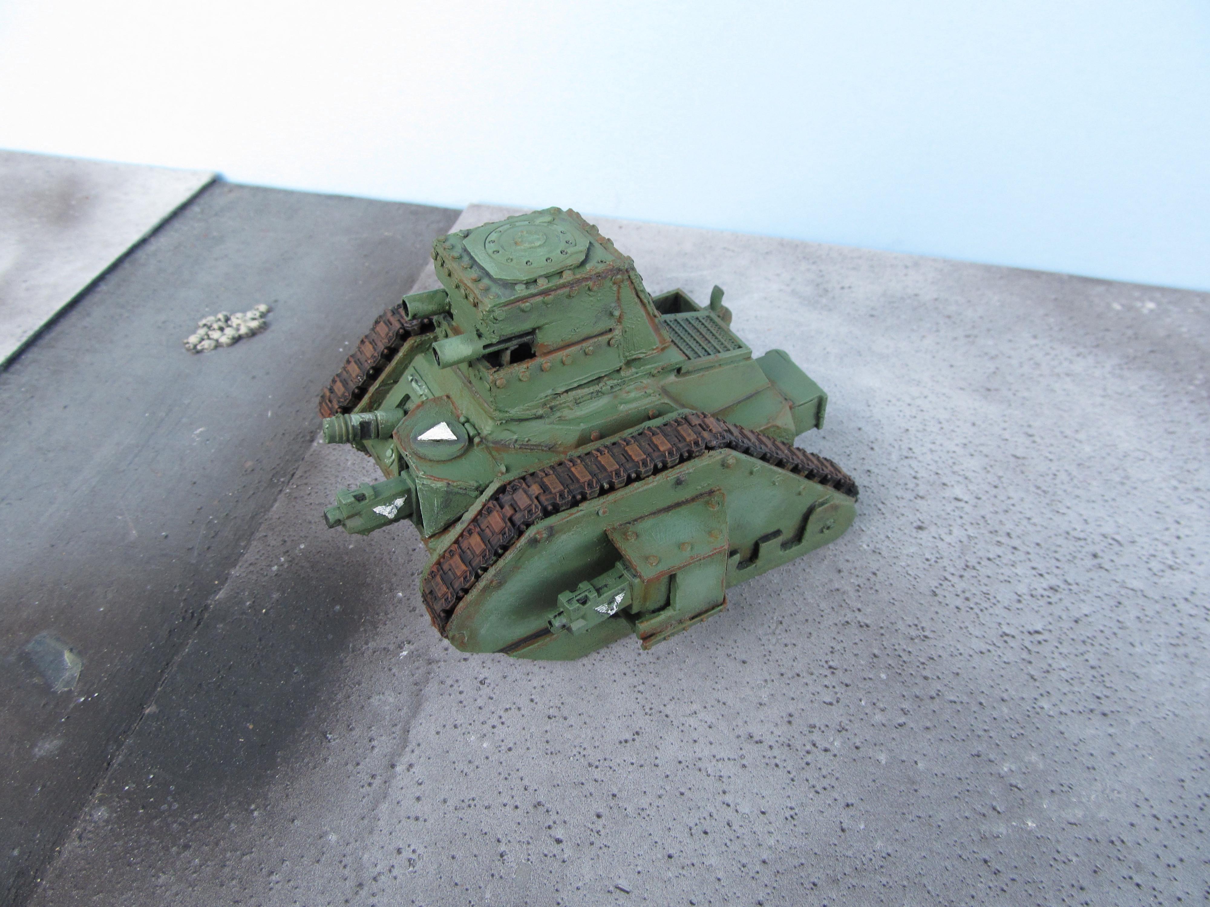 Armored Vehicle, Imperial Guard, Leman Russ, Scratch Build, Tank