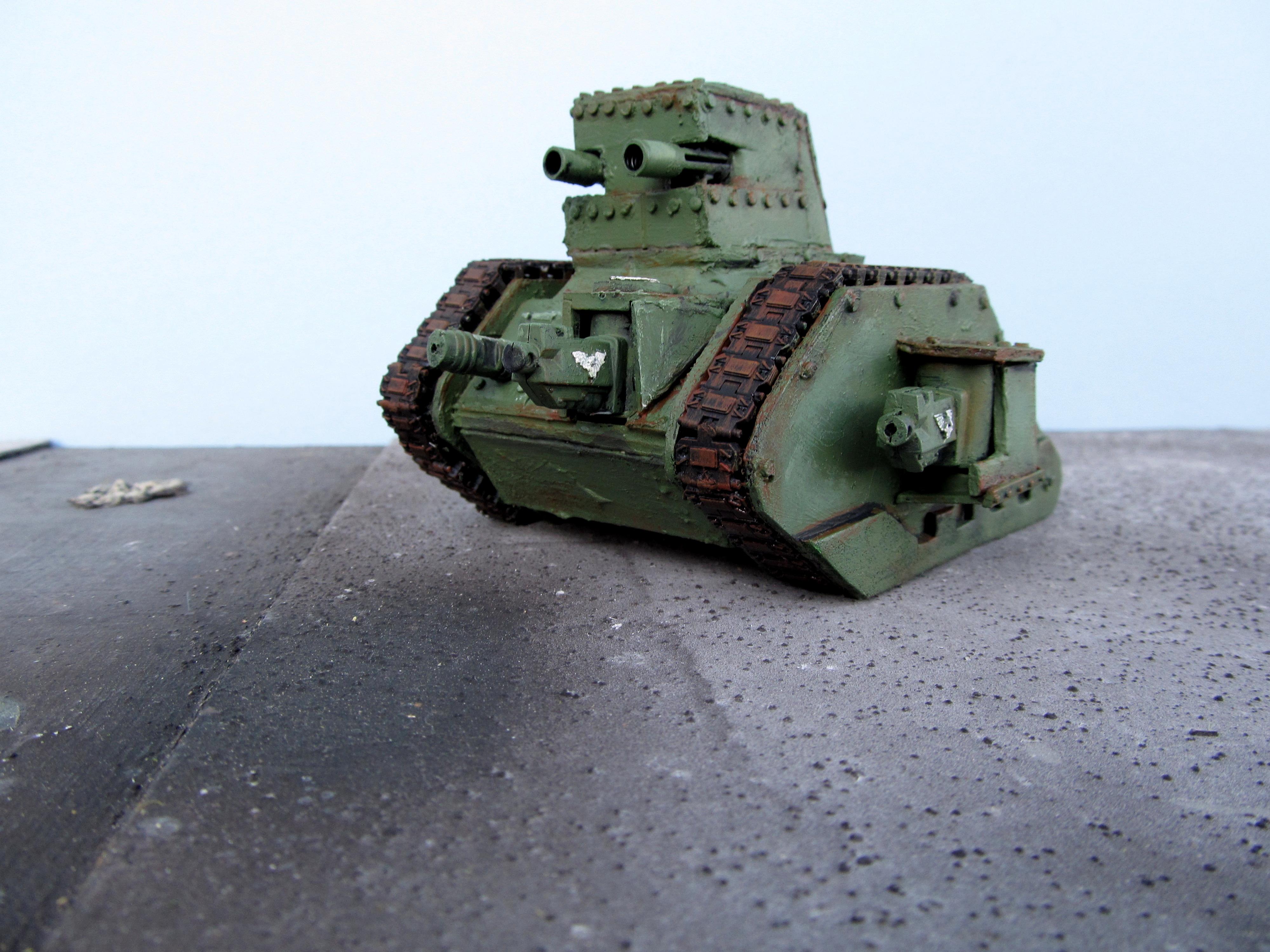 Armored Vehicle, Imperial Guard, Leman Russ, Scratch Build, Tank