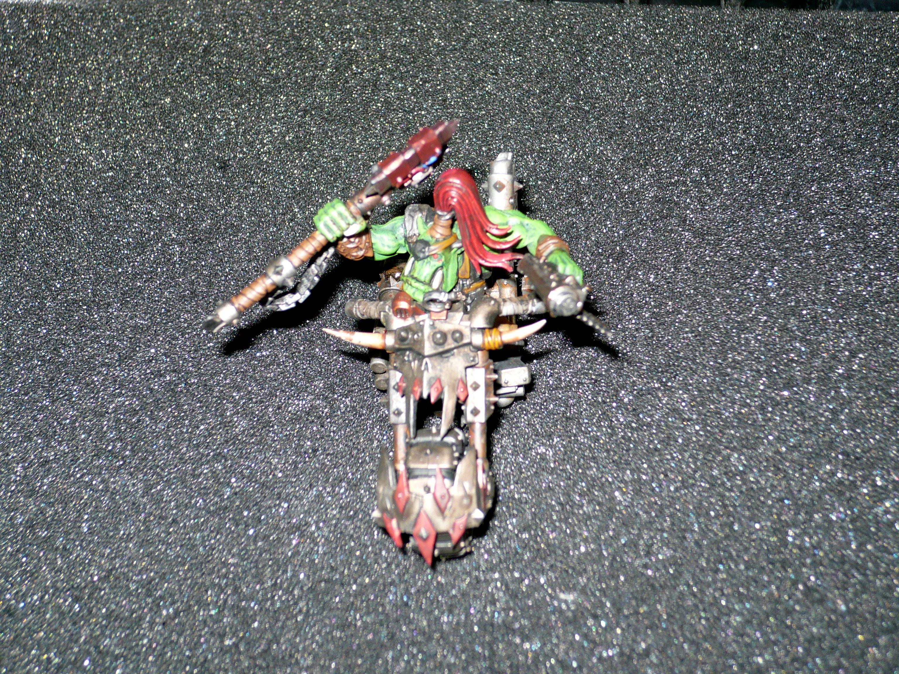 Bike, Nob, Orks, Warbike, Warbiker