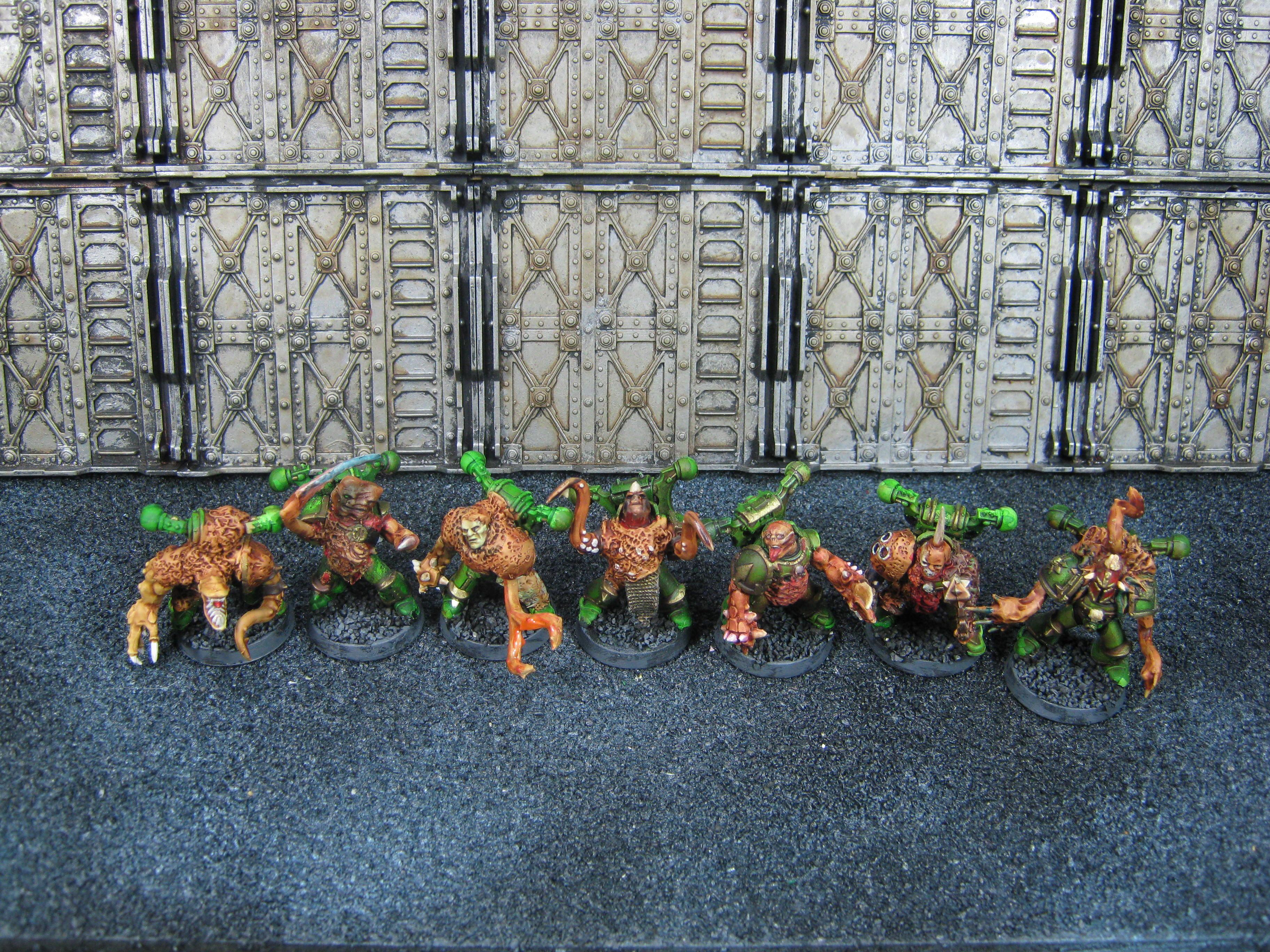 Chaos Space Marines, Conversion, Death Guard, Greenstuff, Plague Marines, Possessed, Warhammer 40,000