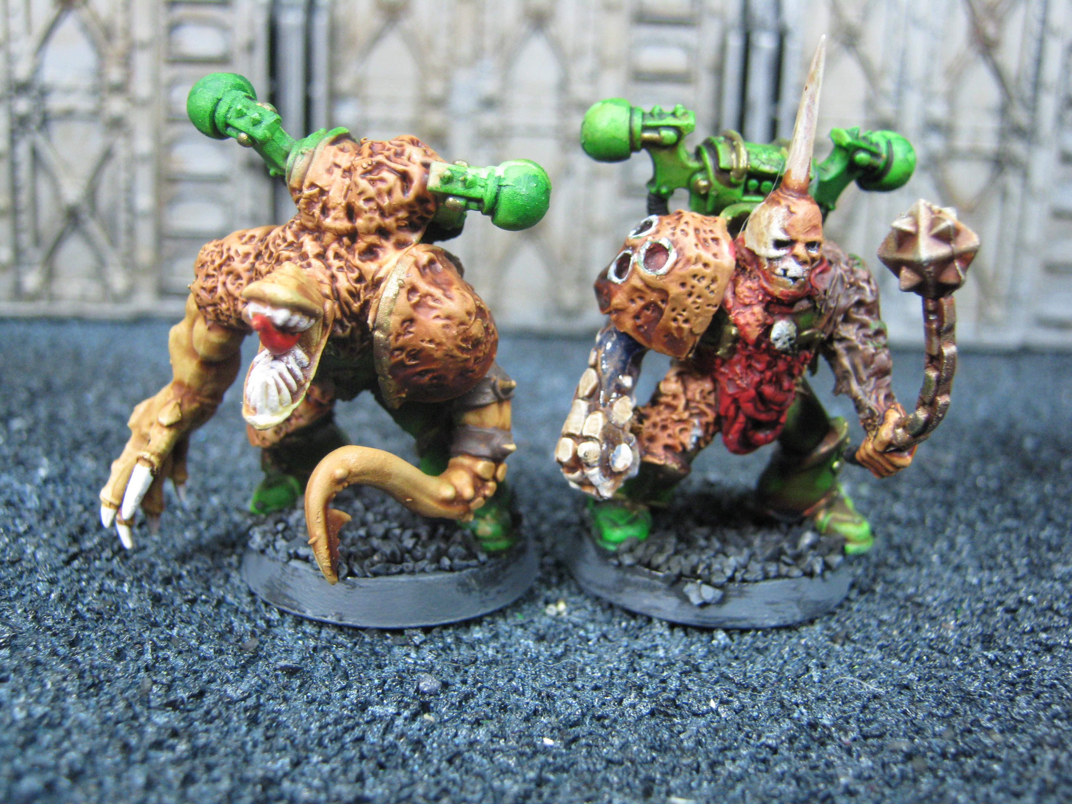 Chaos Space Marines, Conversion, Death Guard, Greenstuff, Plague Marines, Possessed, Warhammer 40,000