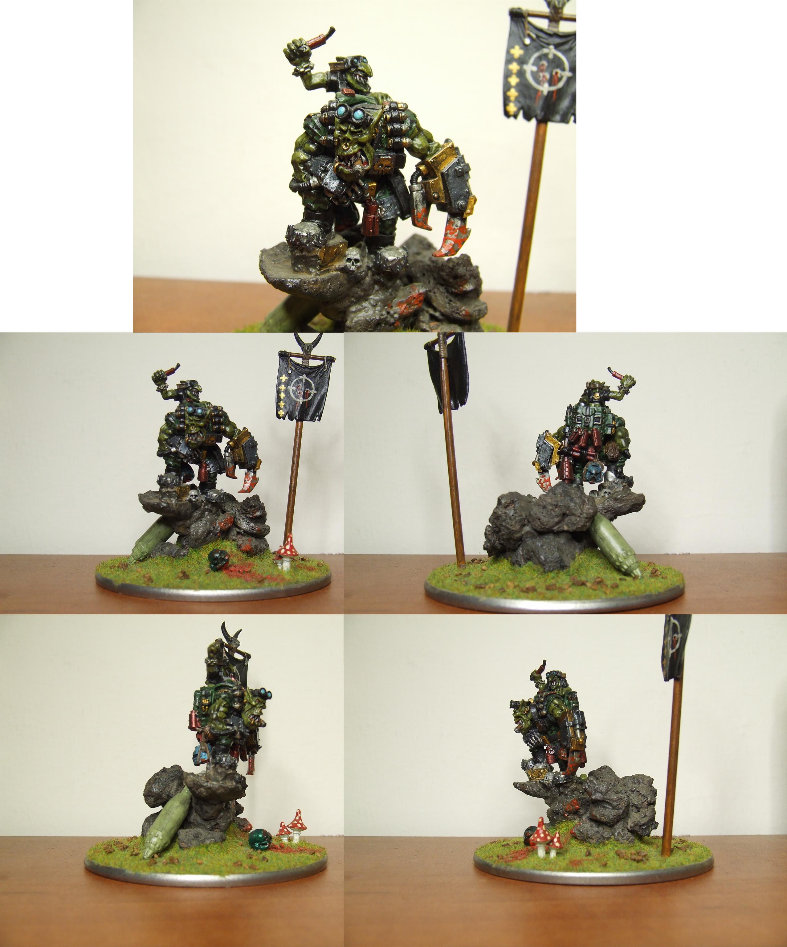  Ork Kommandos.  Nob with a power klaw  (2008
