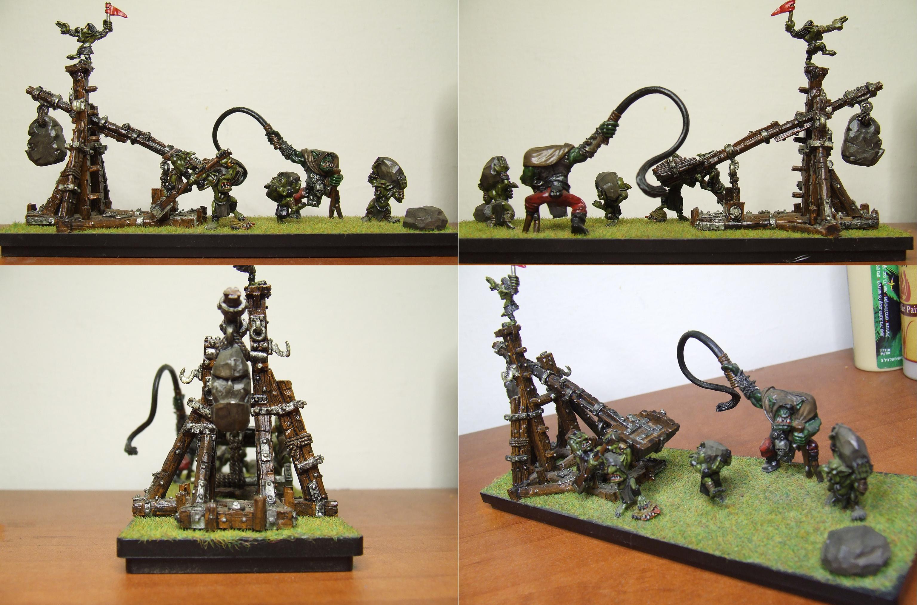 Goblins, Orcs, War Machine, Warhammer Fantasy