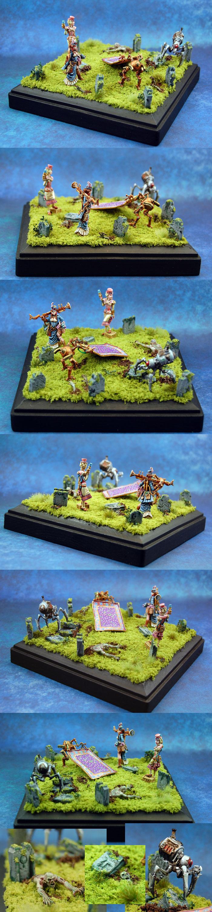 Girls, Picnic, Robots, Steampunk, Victorian, Zombie
