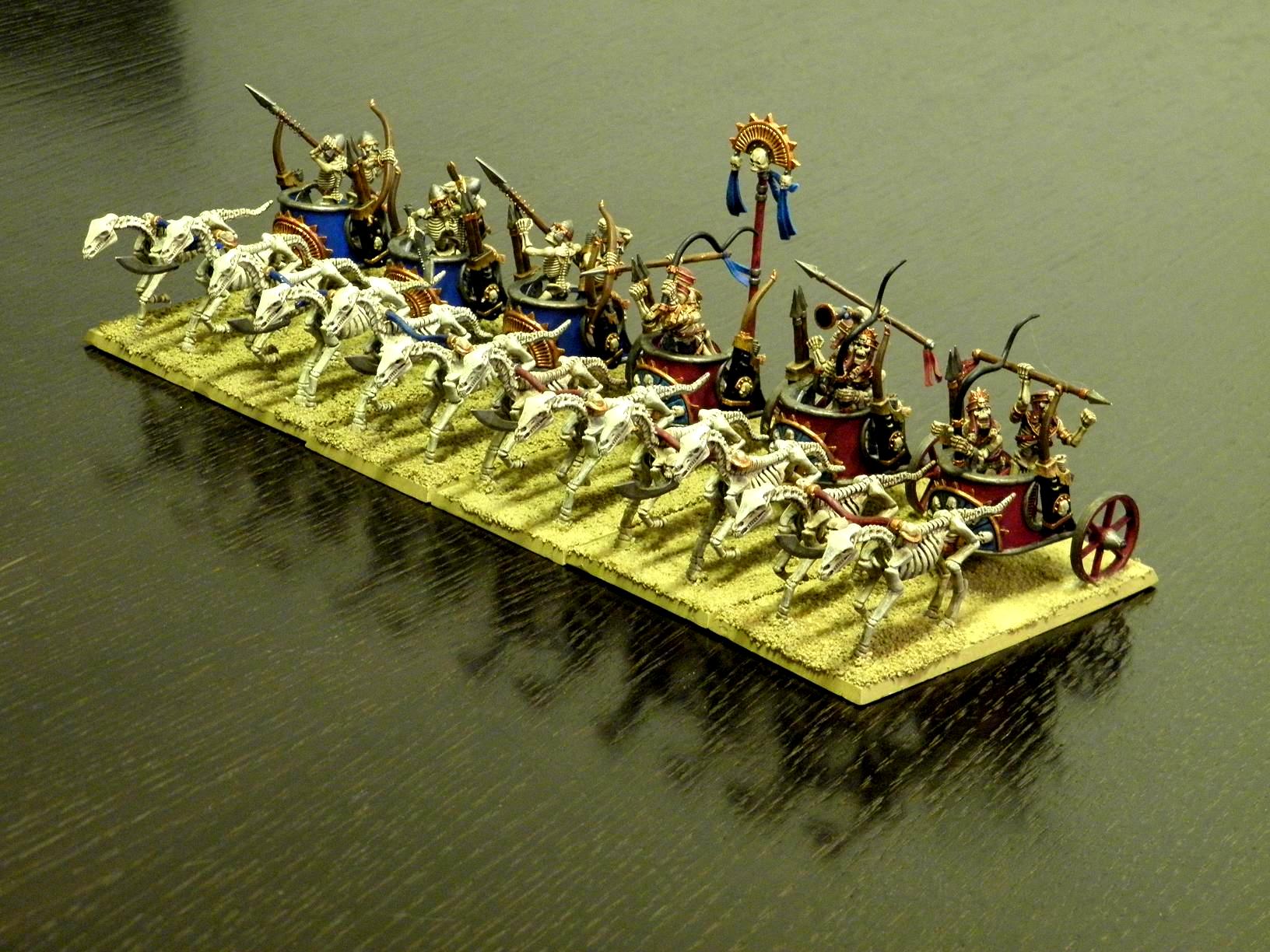 Chariot, Skeleton Chariots, Skeletons, Tomb Kings, Undead, Warhammer Fantasy