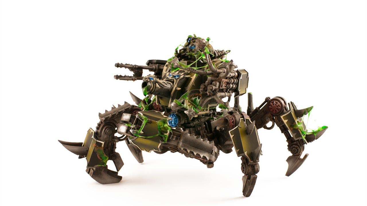 Chaos, Chaos Defiler, Chaos Space Marines, Defiler, Nurgle, Pro-painted, Slime