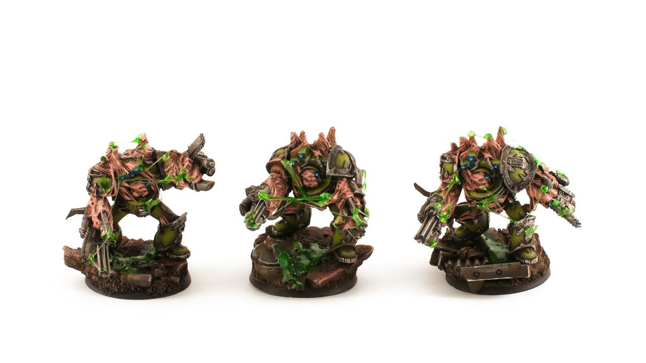 Chaos Space Marines, Death Guard, Nurgle, Obliterators