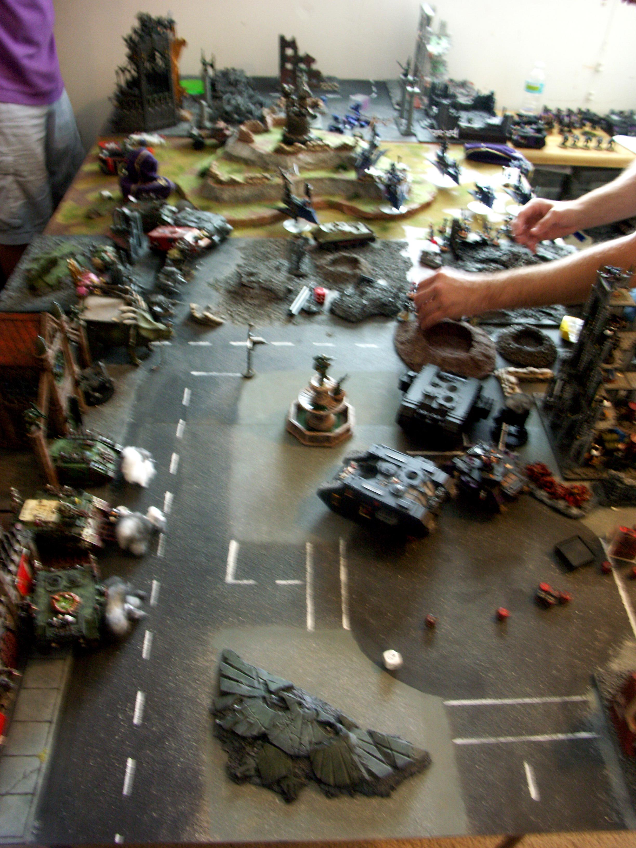 Apocalypse, Battle, Battle Report, Black Templars, Chaos, Chaos Space Marines, Dark Eldar, De, Imperial Guard, Orks, Space Marines, Space Wolves