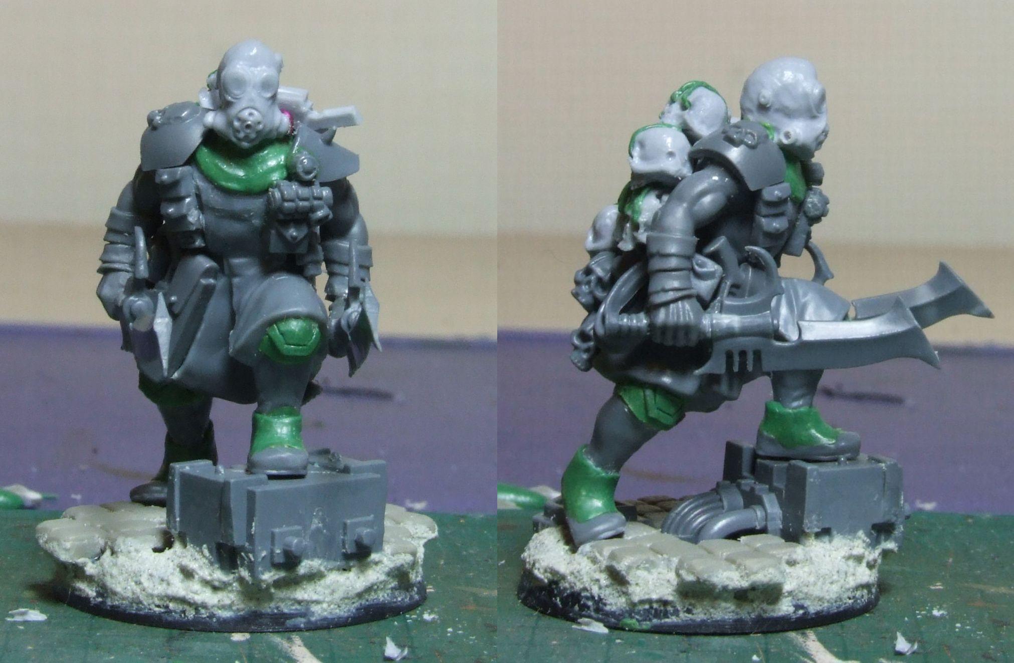 Conversion, Greenstuff, Mutant, Tracker, Warhammer 40,000