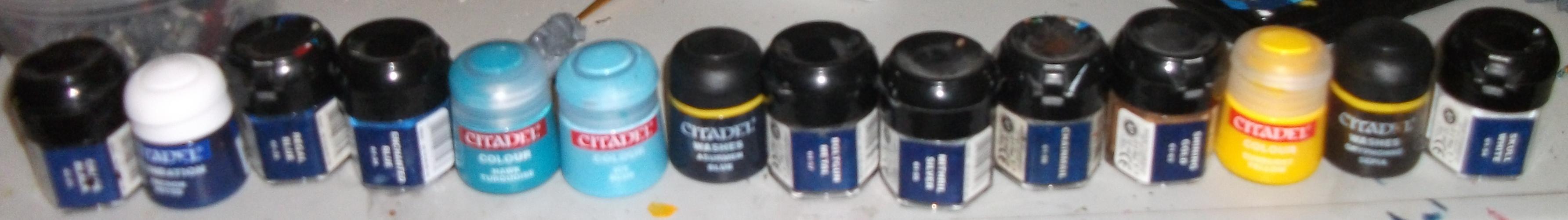 All the paints used, yes, I used sunburst yellow..