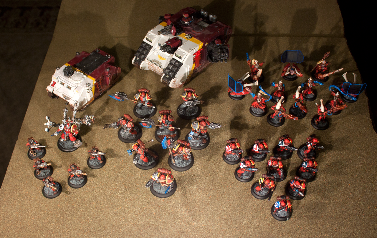 Eldar, Full Army, Inquisition, Land Raider, Marines Diagnositca, Space Marines, Storm Troopers