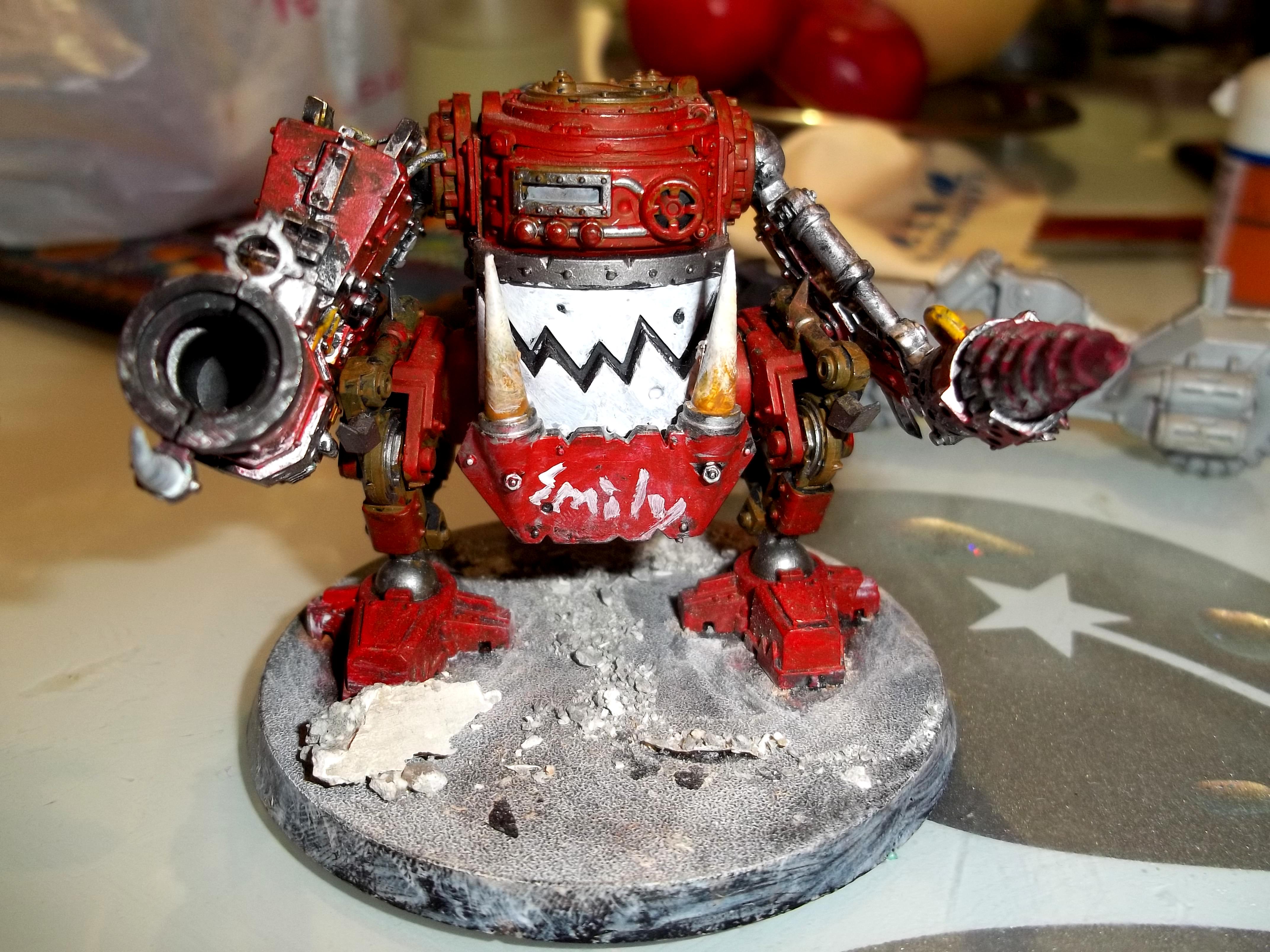 Greyblasta, Killakans, Megablasta, Orks, Painted, Redpaint, Rock Base, Smily, Tinkan, Warhammer 40,000
