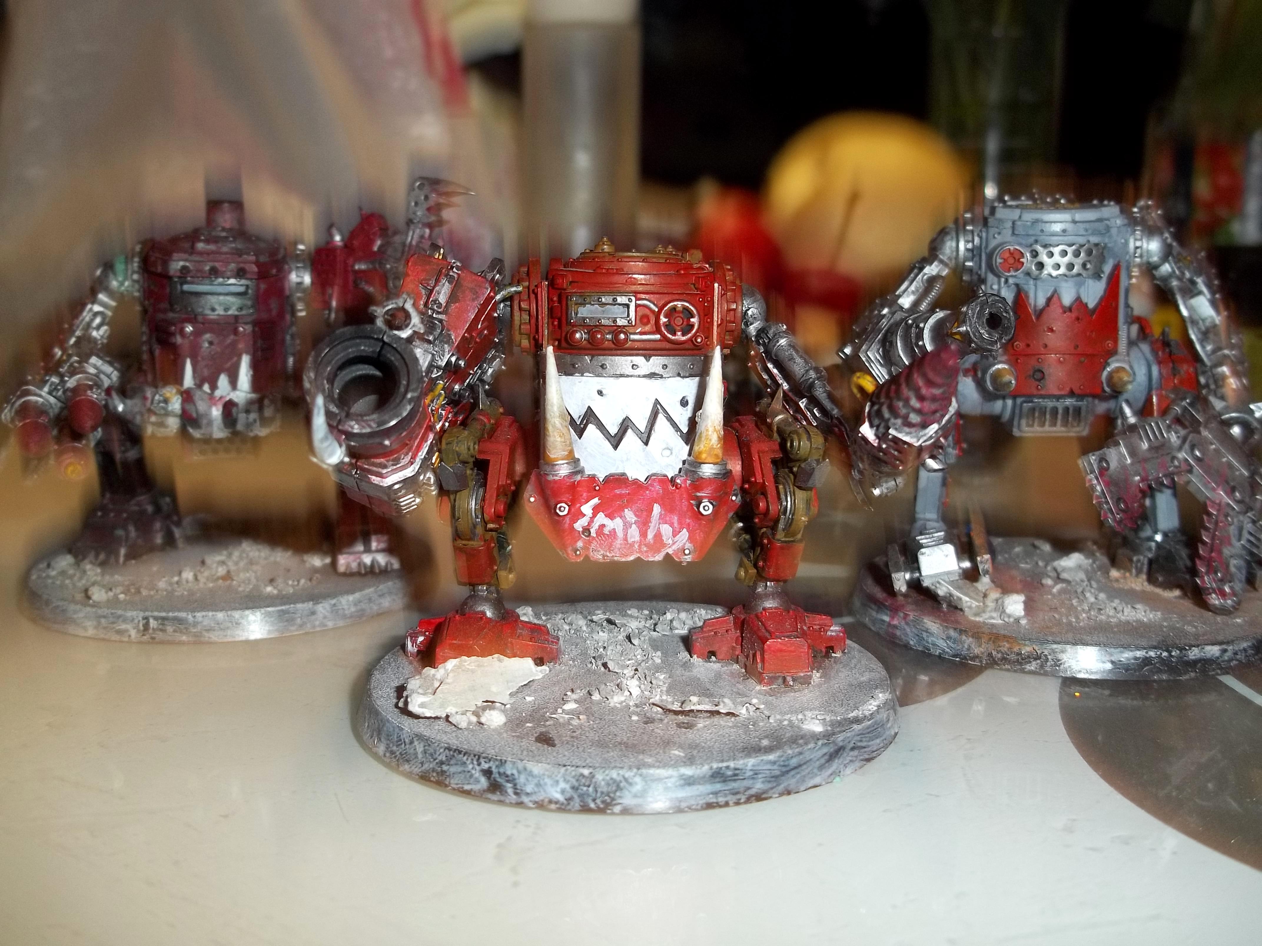 Greyblasta, Killakans, Megablasta, Orks, Painted, Redpaint, Rock Base, Smily, Tinkan, Warhammer 40,000