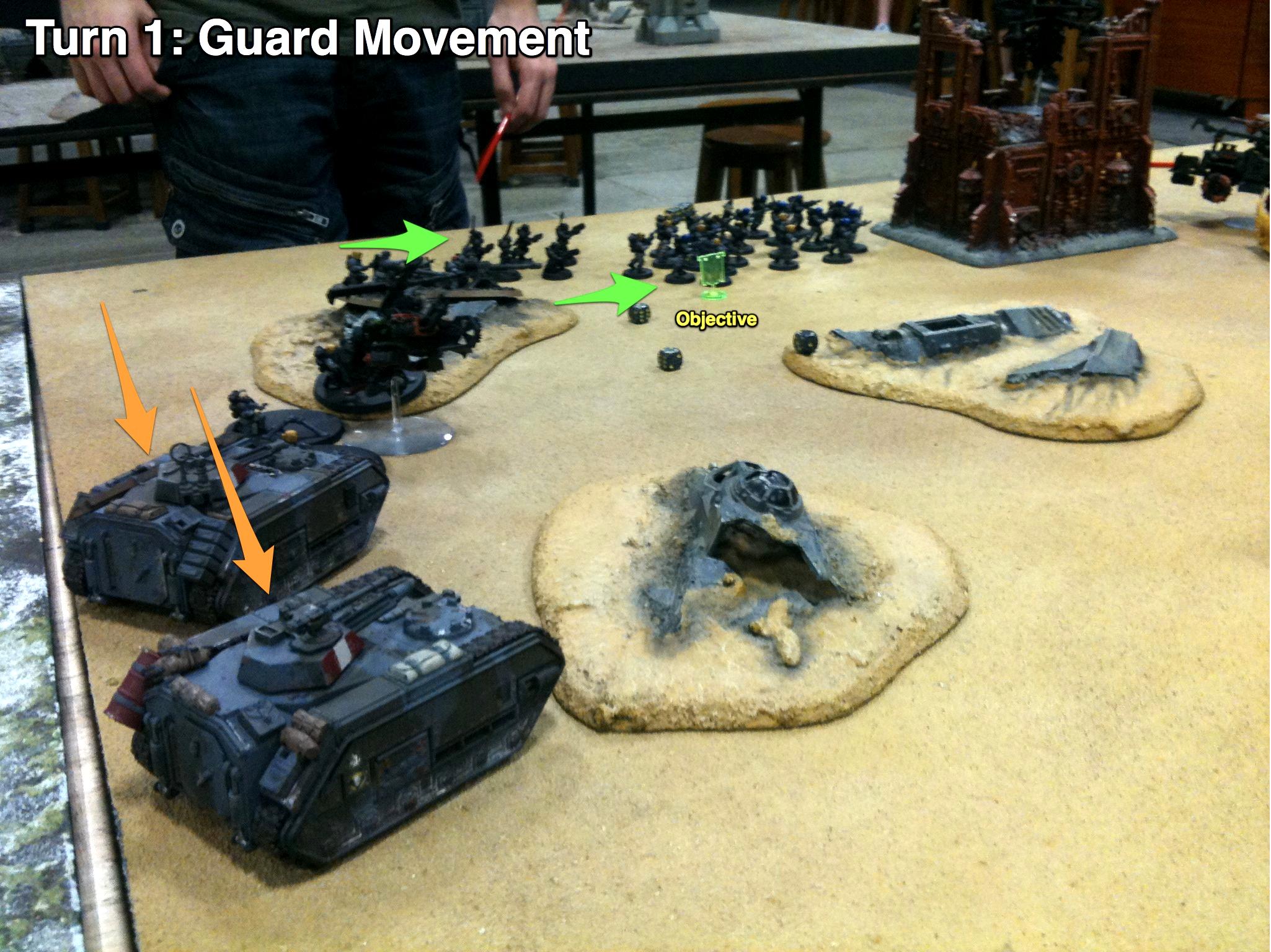 Battle Report, Da Ork Angelz, Imperial Guard, Malfian Ivth, Orks