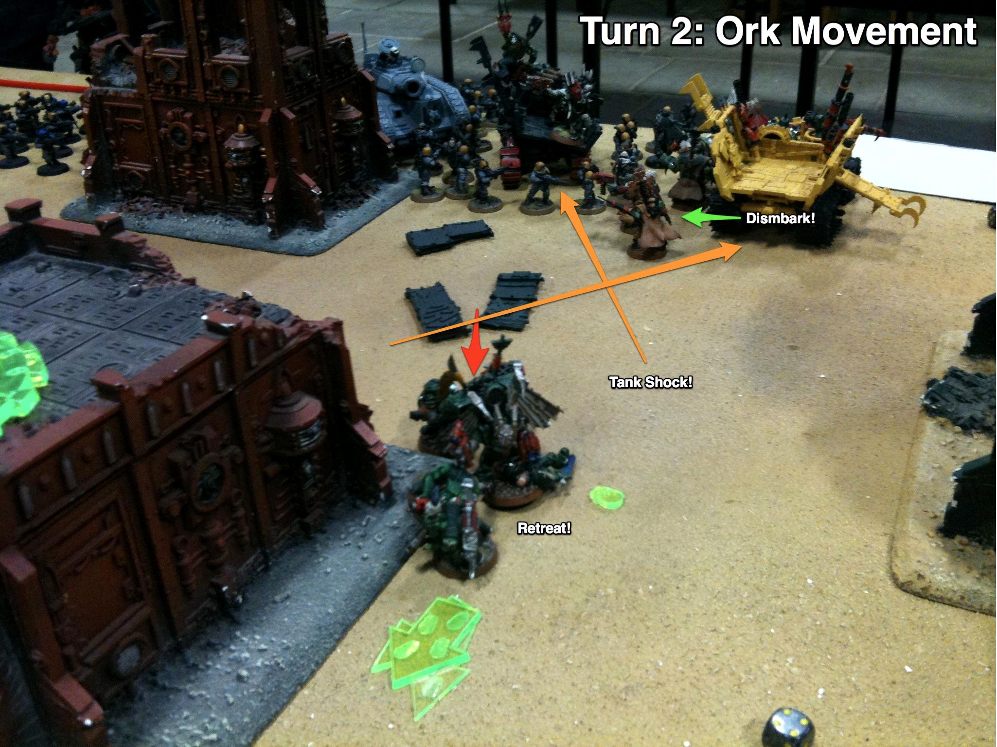 Battle Report, Da Ork Angelz, Imperial Guard, Malfian Ivth, Orks
